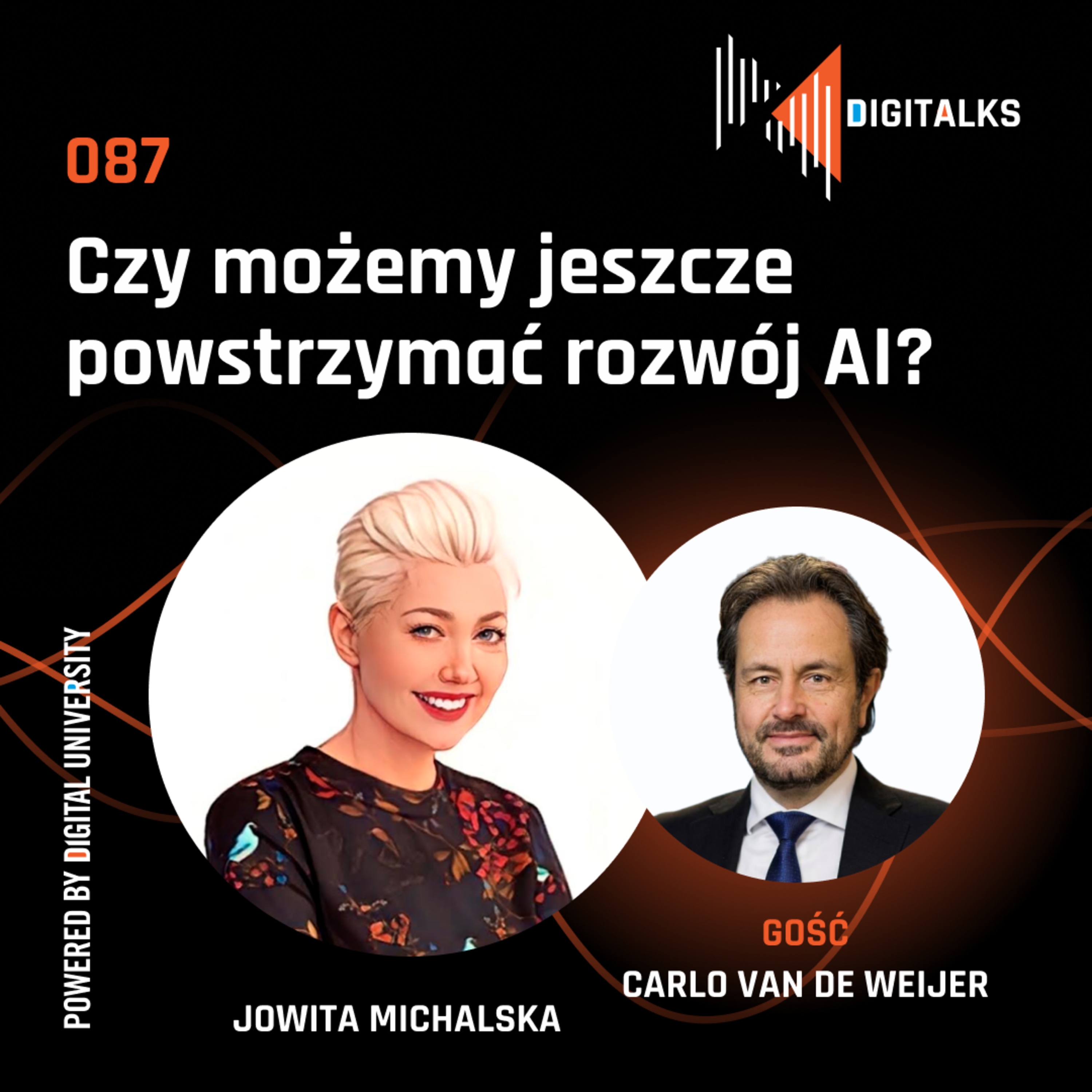 DIGITALKS 087 - Czy możemy jeszcze powstrzymać rozwój AI? - Rozmowa z Carlo van de Weijerem episode artwork