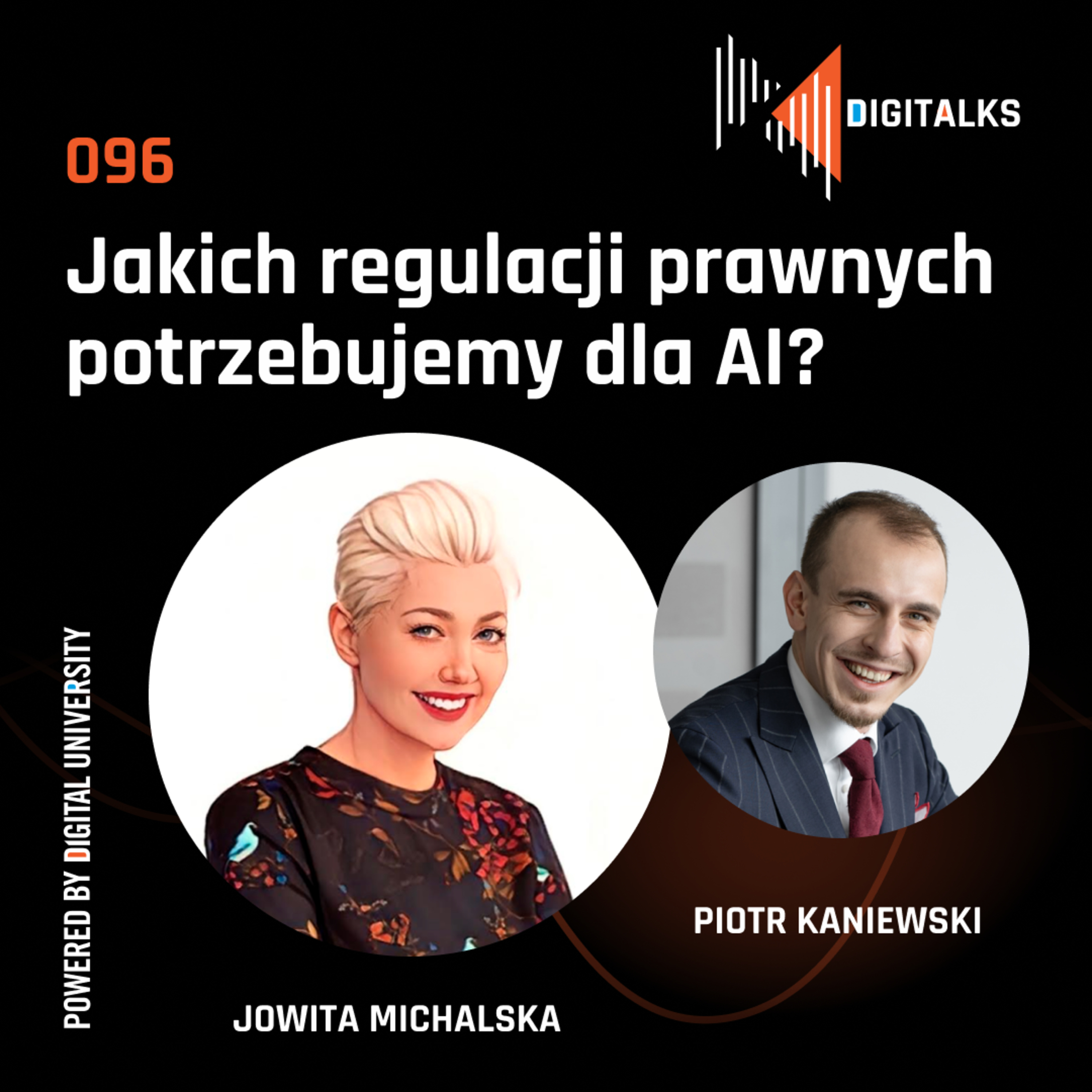 DIGITALKS 096 – Jakich regulacji prawnych potrzebujemy dla AI? - Rozmowa z Piotrem Kaniewskim  episode artwork