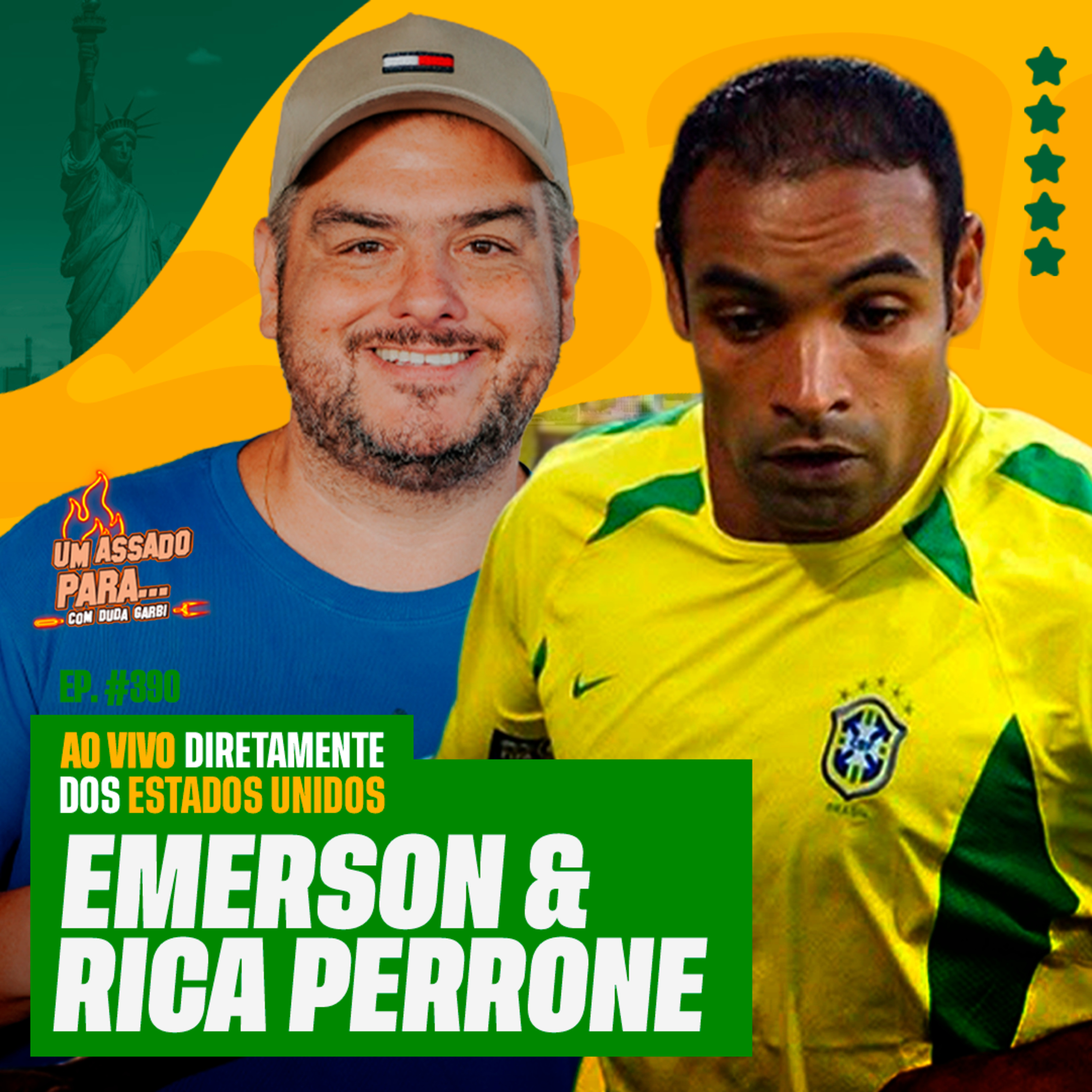 UM ASSADO PARA... EMERSON E RICA PERRONE | #390