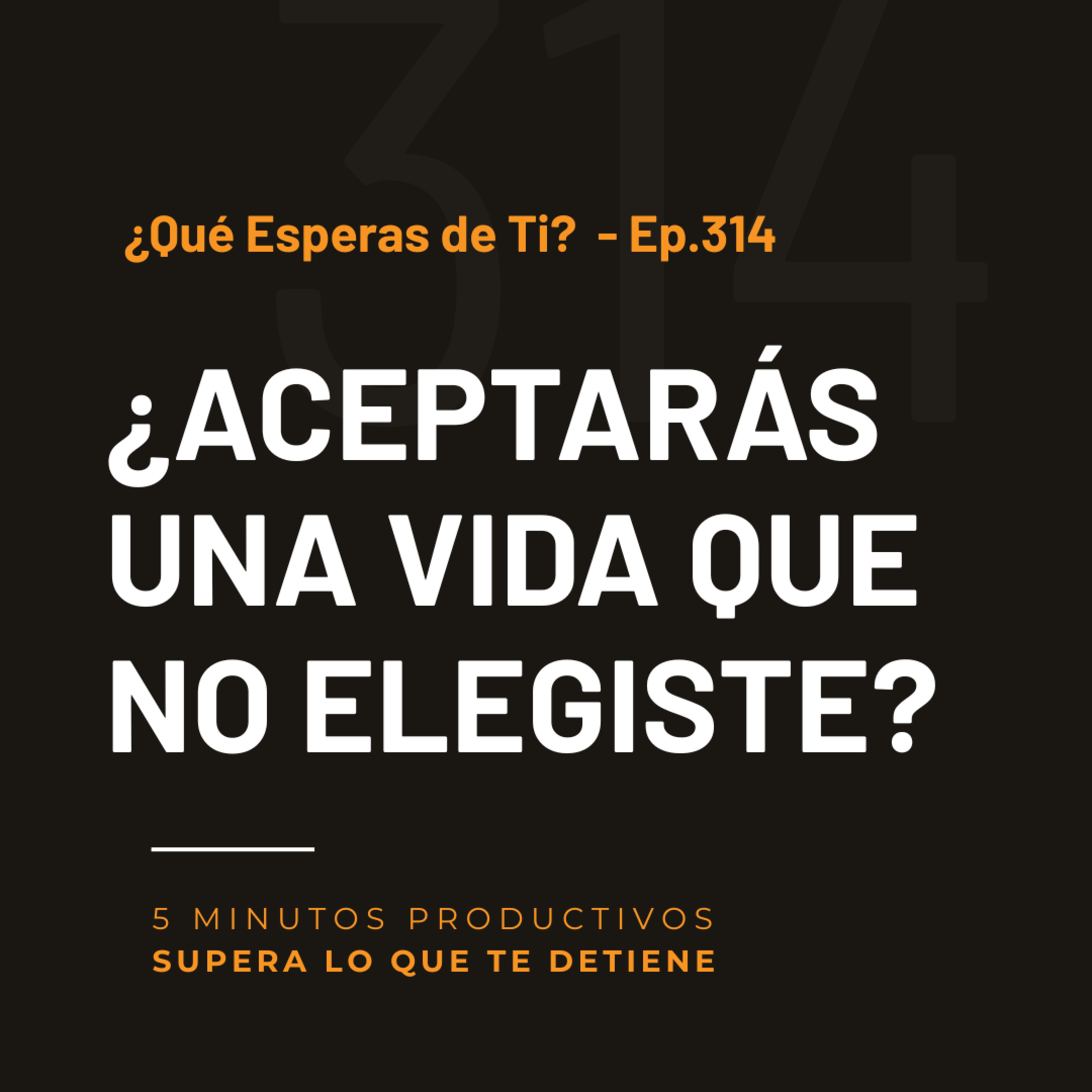 ¿Qué Esperas de Ti? - Ep.314 episode artwork