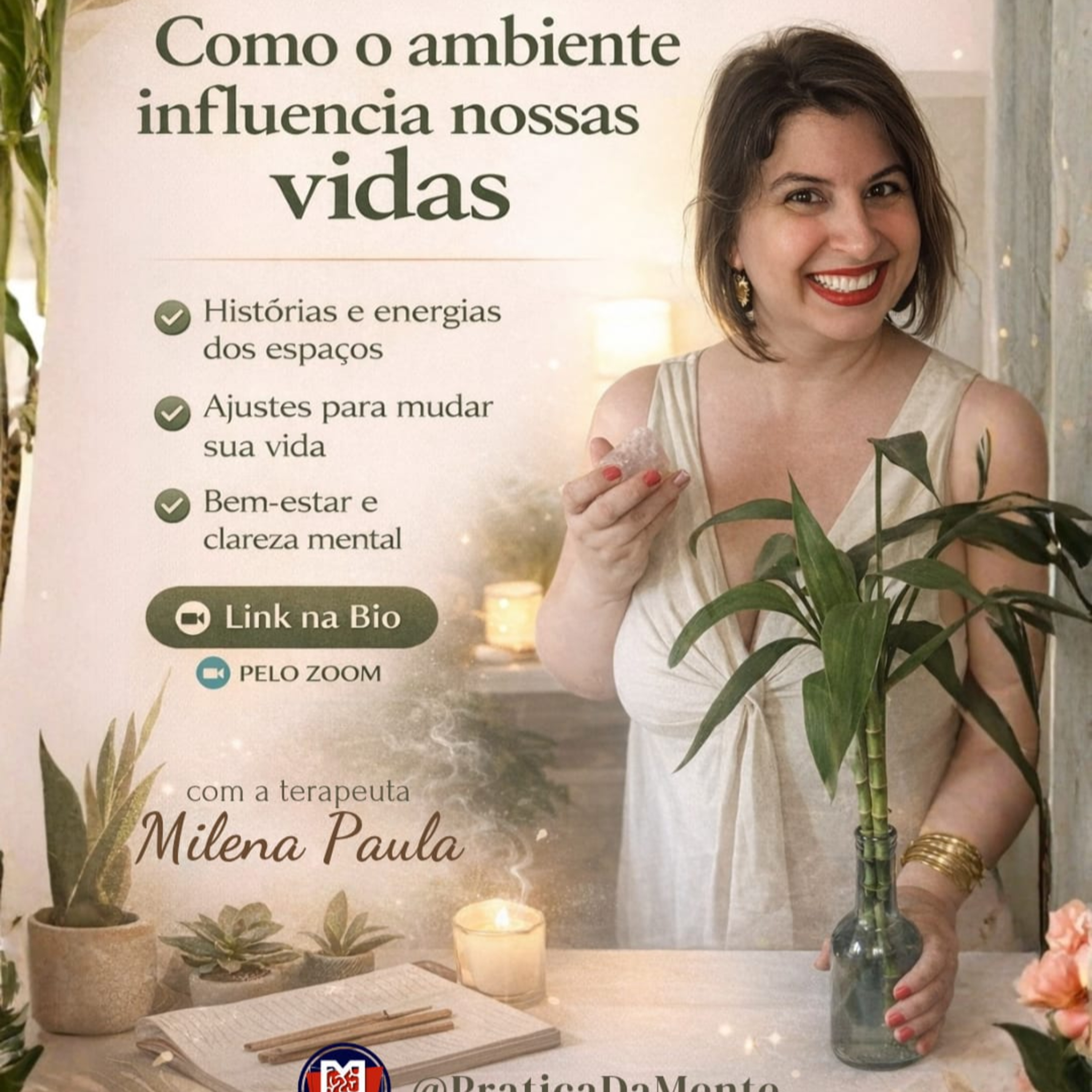 COMO O AMBIENTE INFLUÊNCIA NOSSAS VIDAS com Milena Paula episode artwork