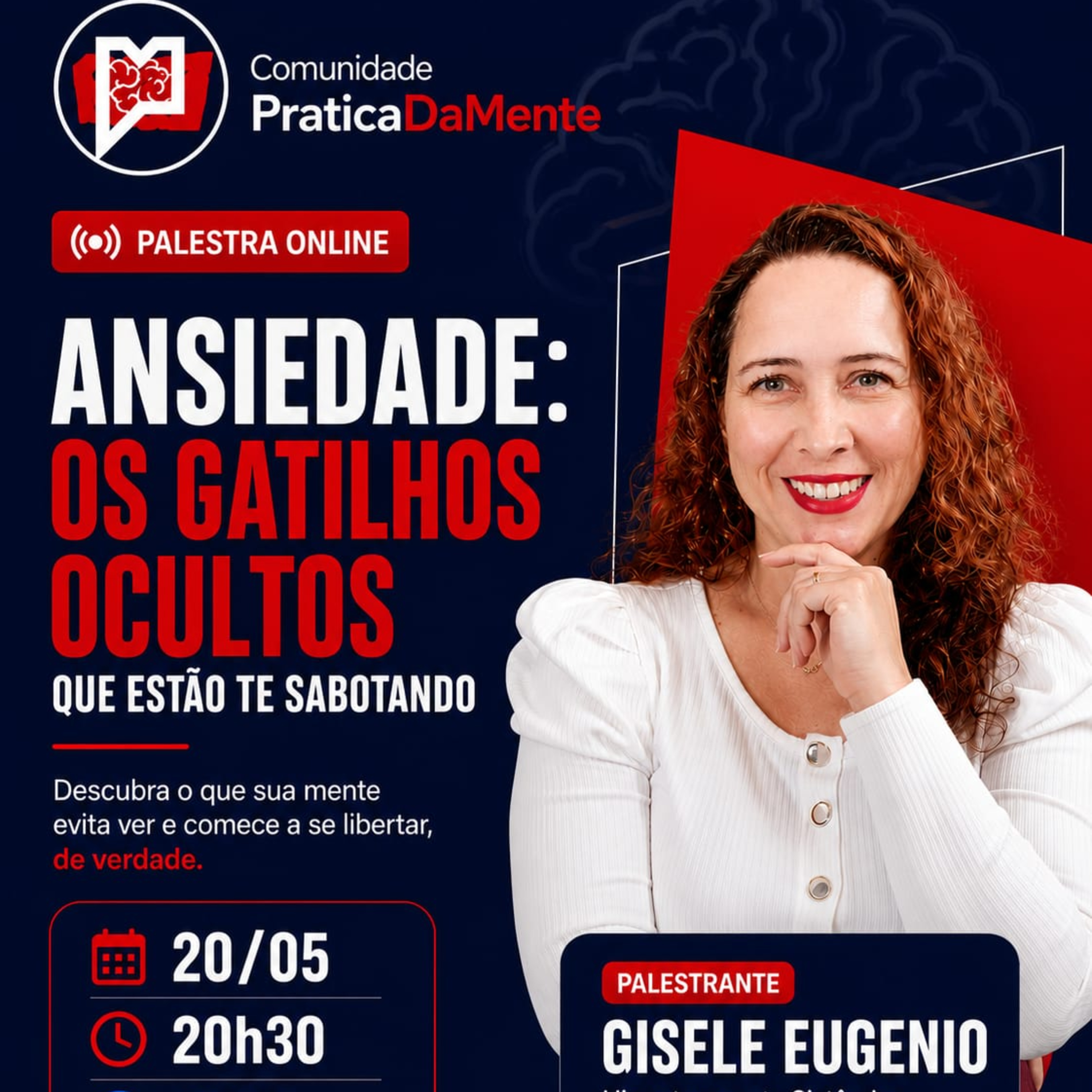 Ansiedade: Os gatilhos ocultos que estão te sabotando com Dra. Gisele Eugenio. episode artwork