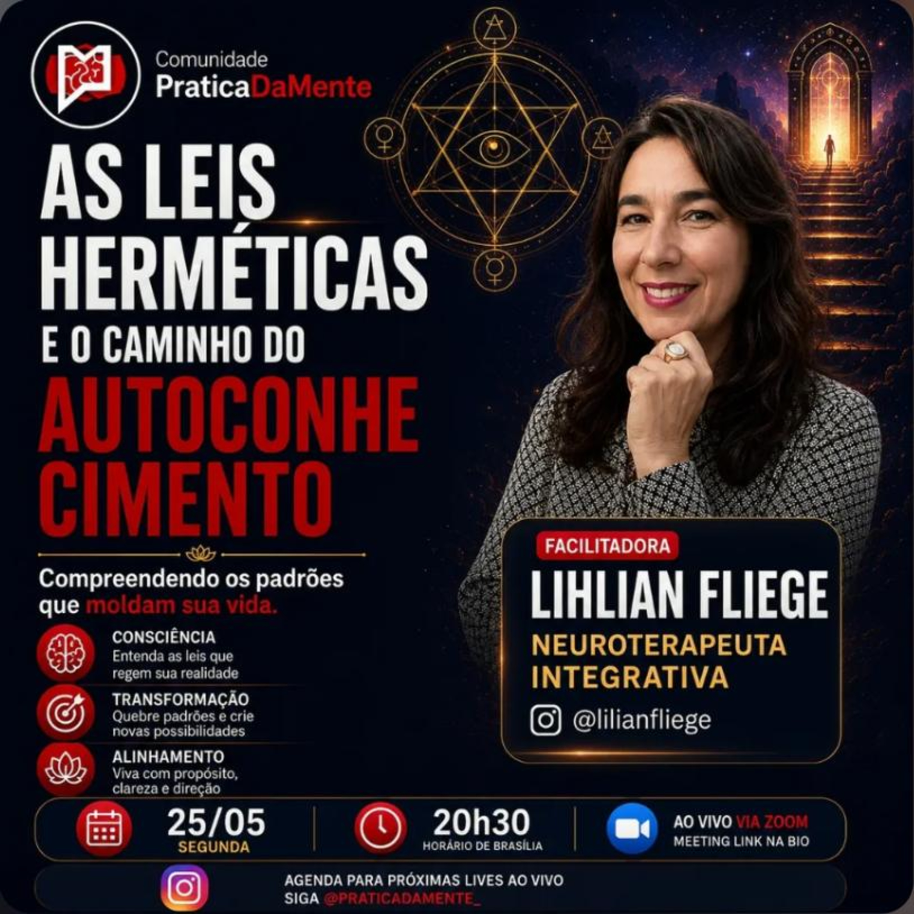 🎥 Aula 3 - Leis Herméticas Parte 2: Compreendendo os padrões  que  moldam  a  sua  vida. episode artwork
