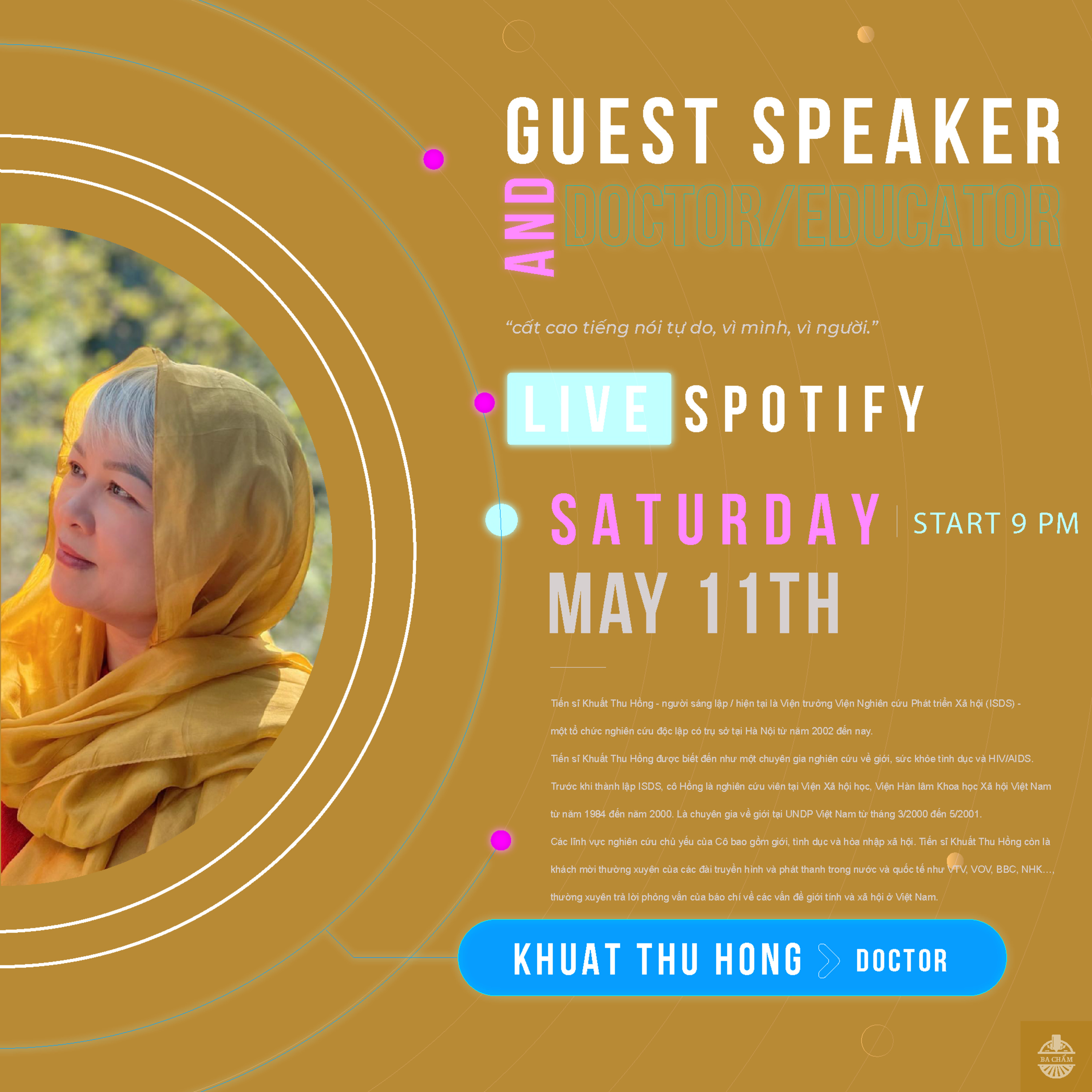 Khuất Thu Hồng: "cất cao tiếng nói tự do, vì mình, vì người" || Doctor/Educator || Guest Speaker #80 - Episode 131