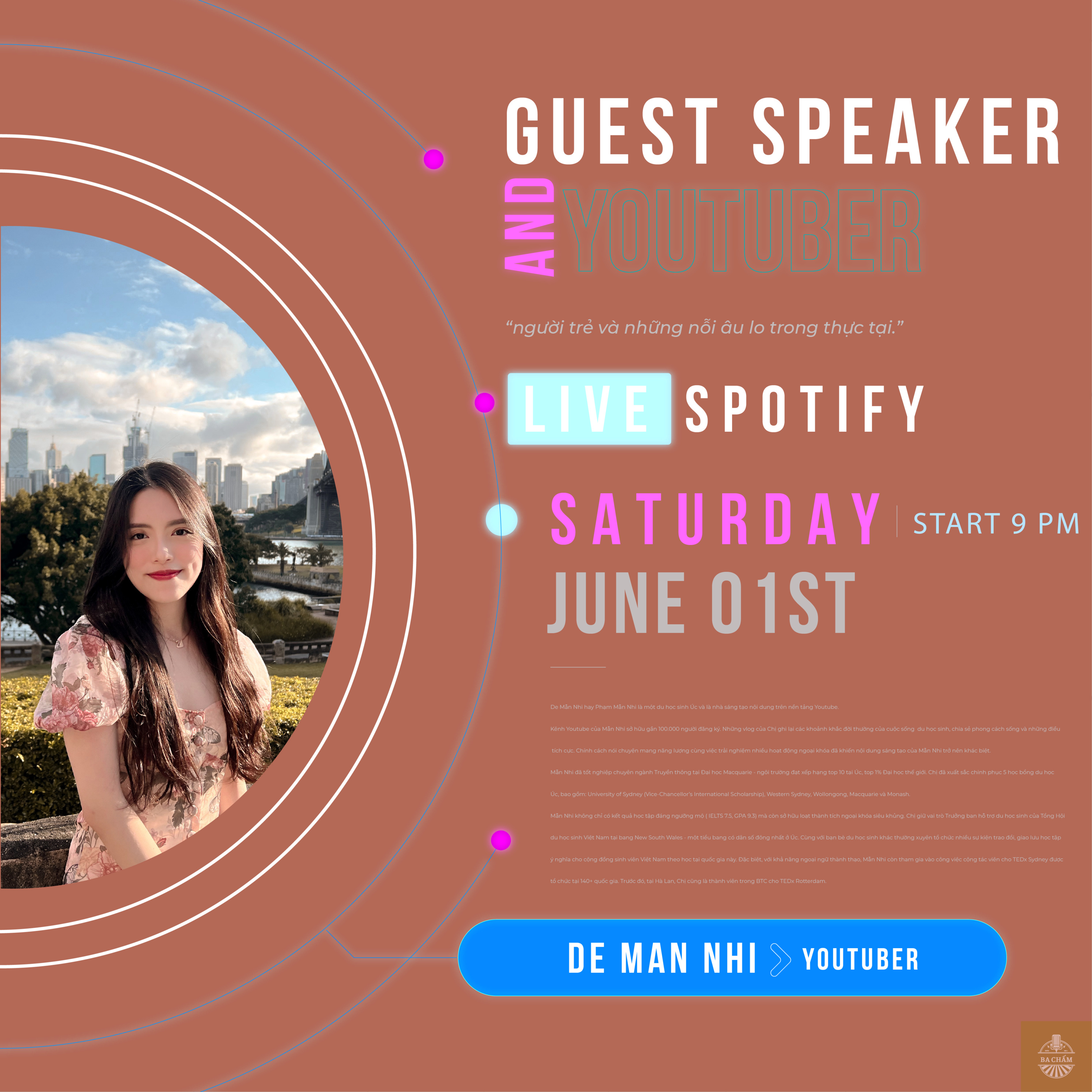 De Mẫn Nhi: “người trẻ và những nỗi âu lo trong thực tại" || Youtuber || Guest Speaker #83 - Episode 134