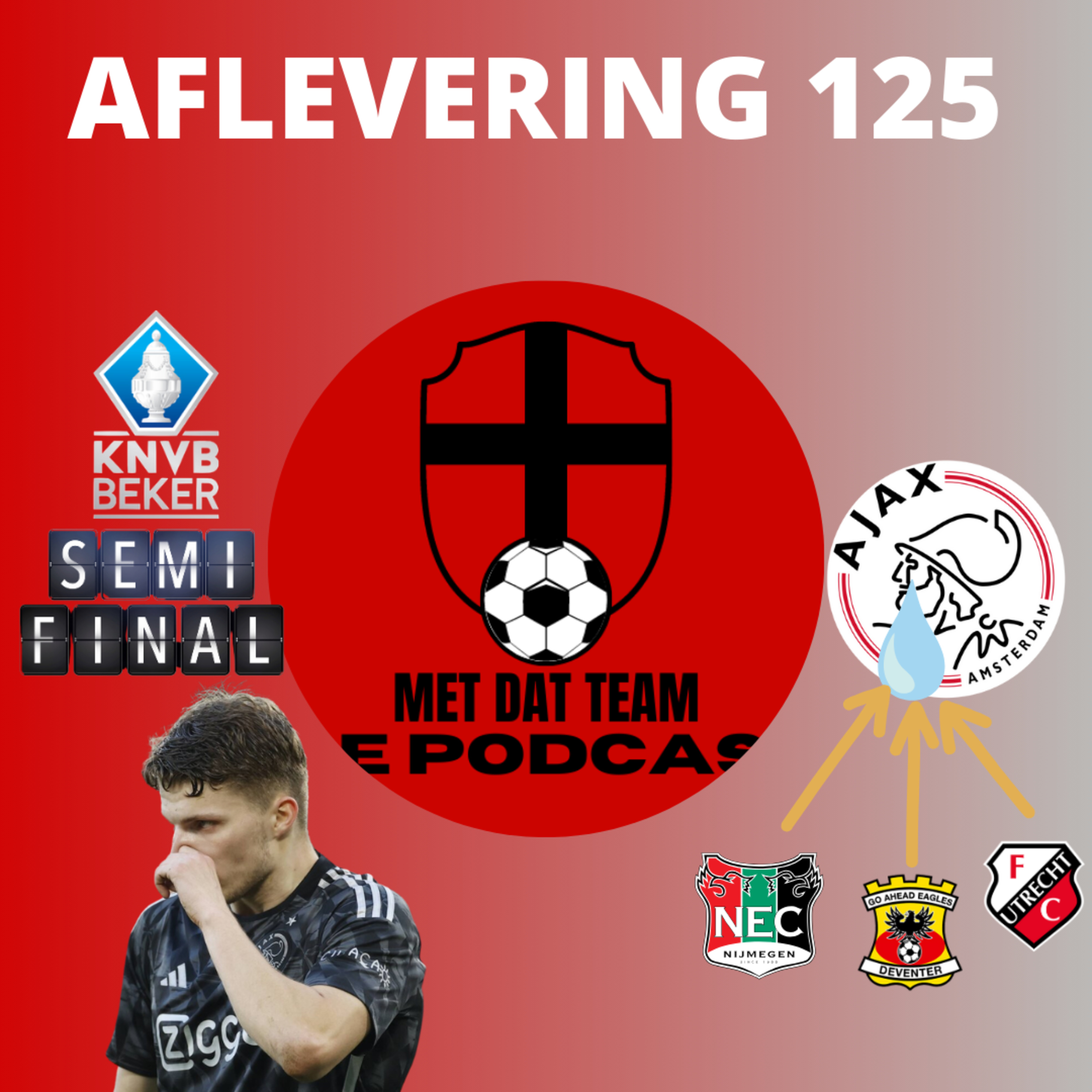 #125: Vrije val dreigt voor Ajax en Vitesse brengt spanning terug in degradatiestrijd episode artwork