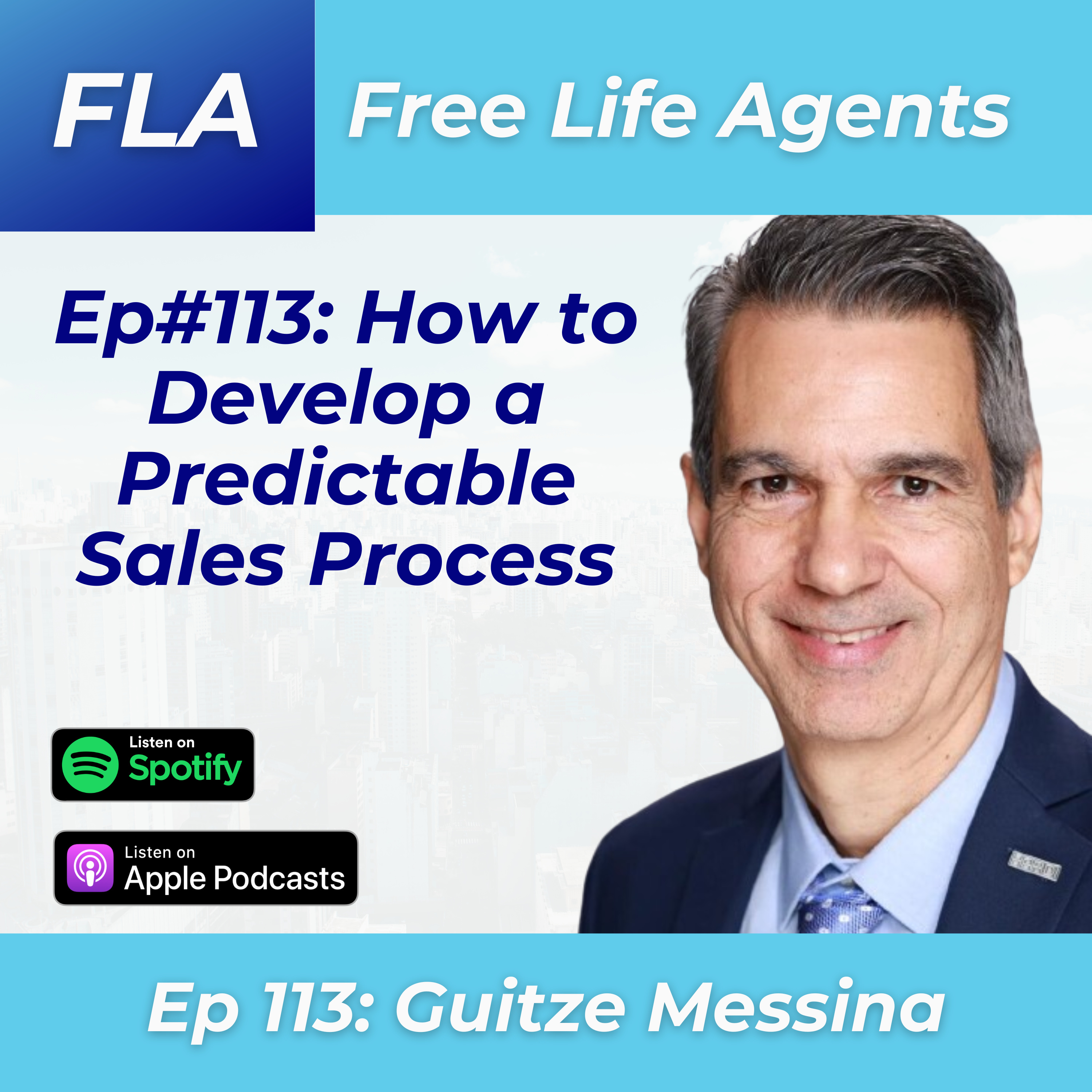 cover of episode FLA #113 Guitze Messina - The Science of Sales - Improve Your Sales Process