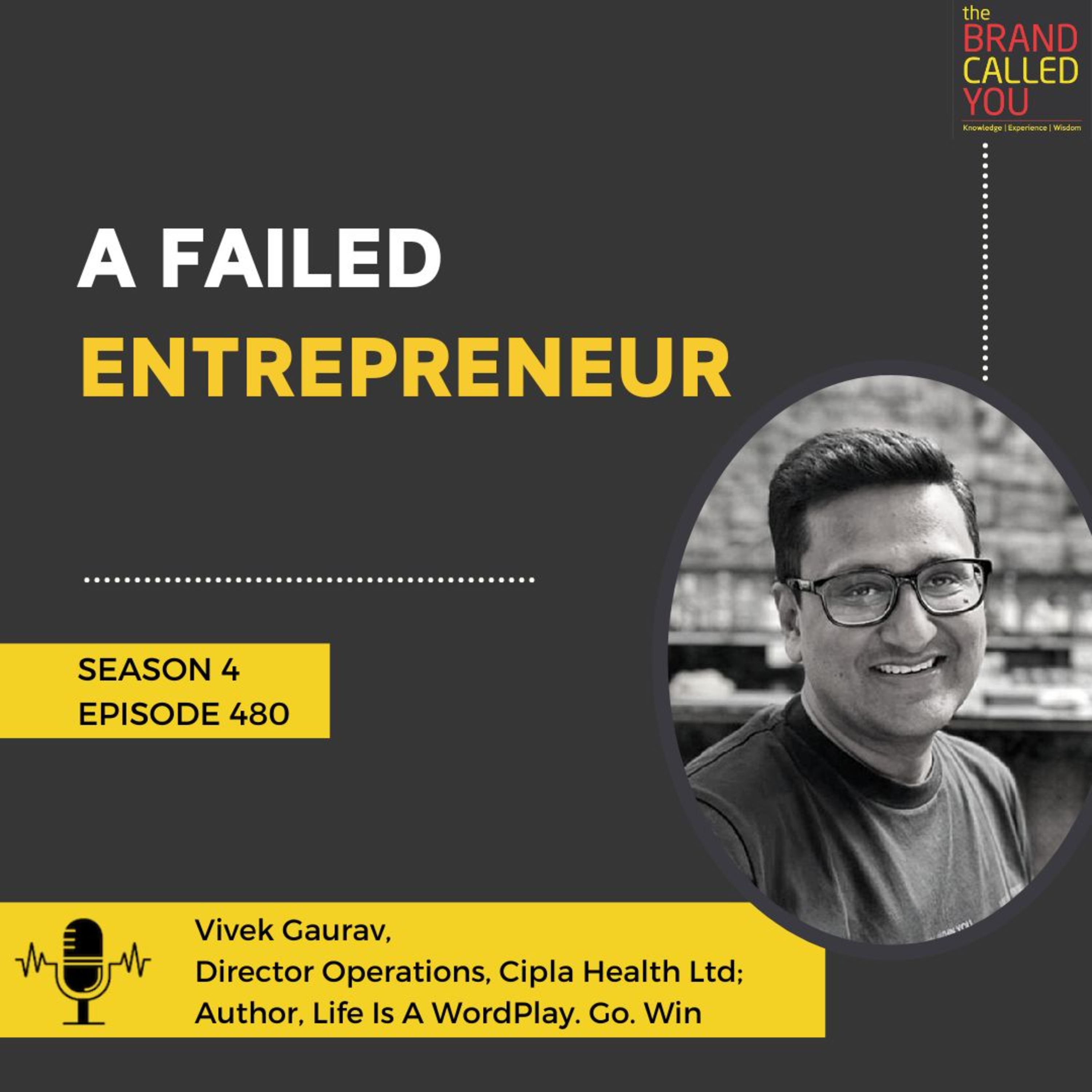 A failed entrepreneur | Vivek Gaurav | Director Operations | Cipla Health Ltd | Author | Life Is a Wordplay. Go Win |