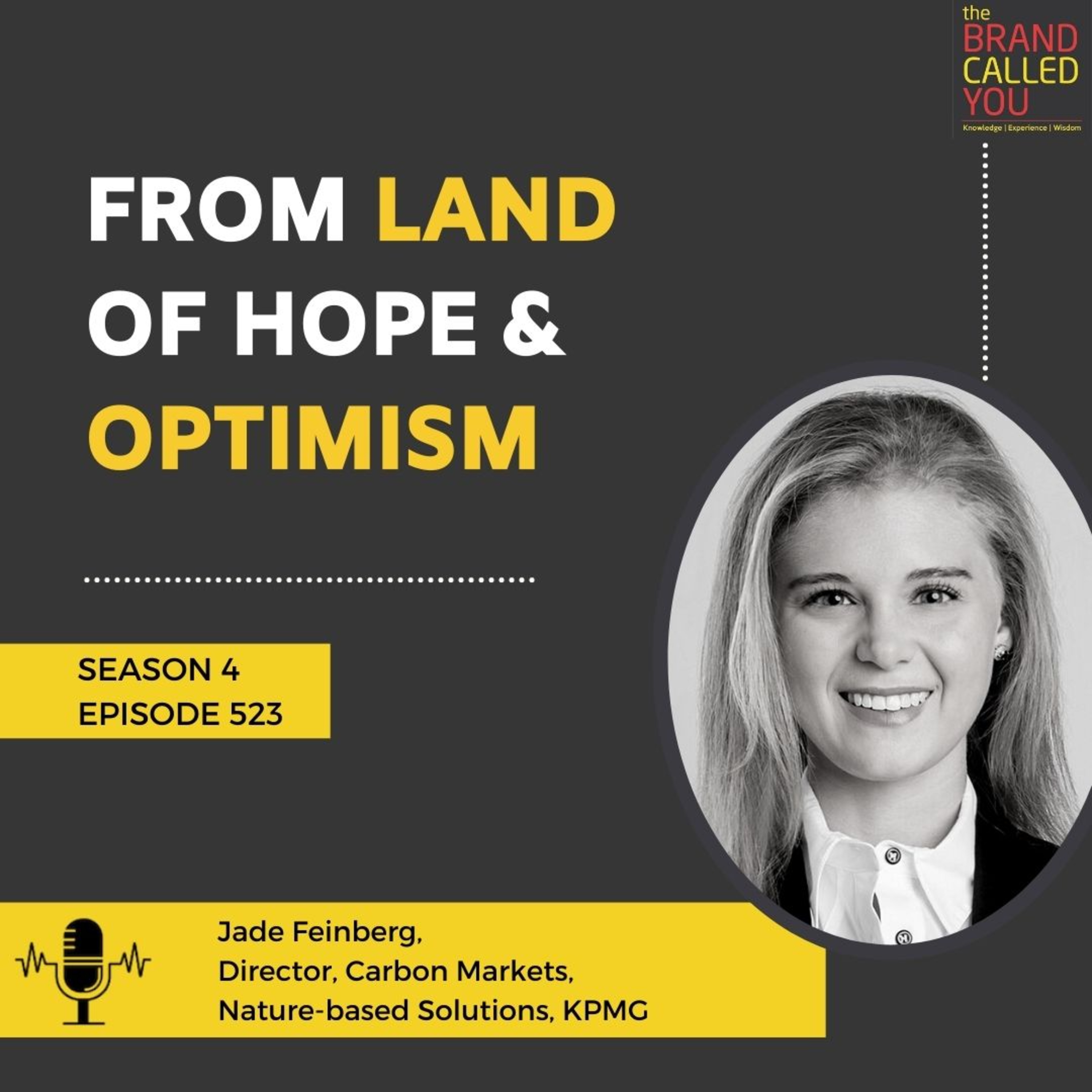 From land of hope & optimism | Jade Feinberg | Director | Carbon Markets | Nature based Solutions | KPMG |