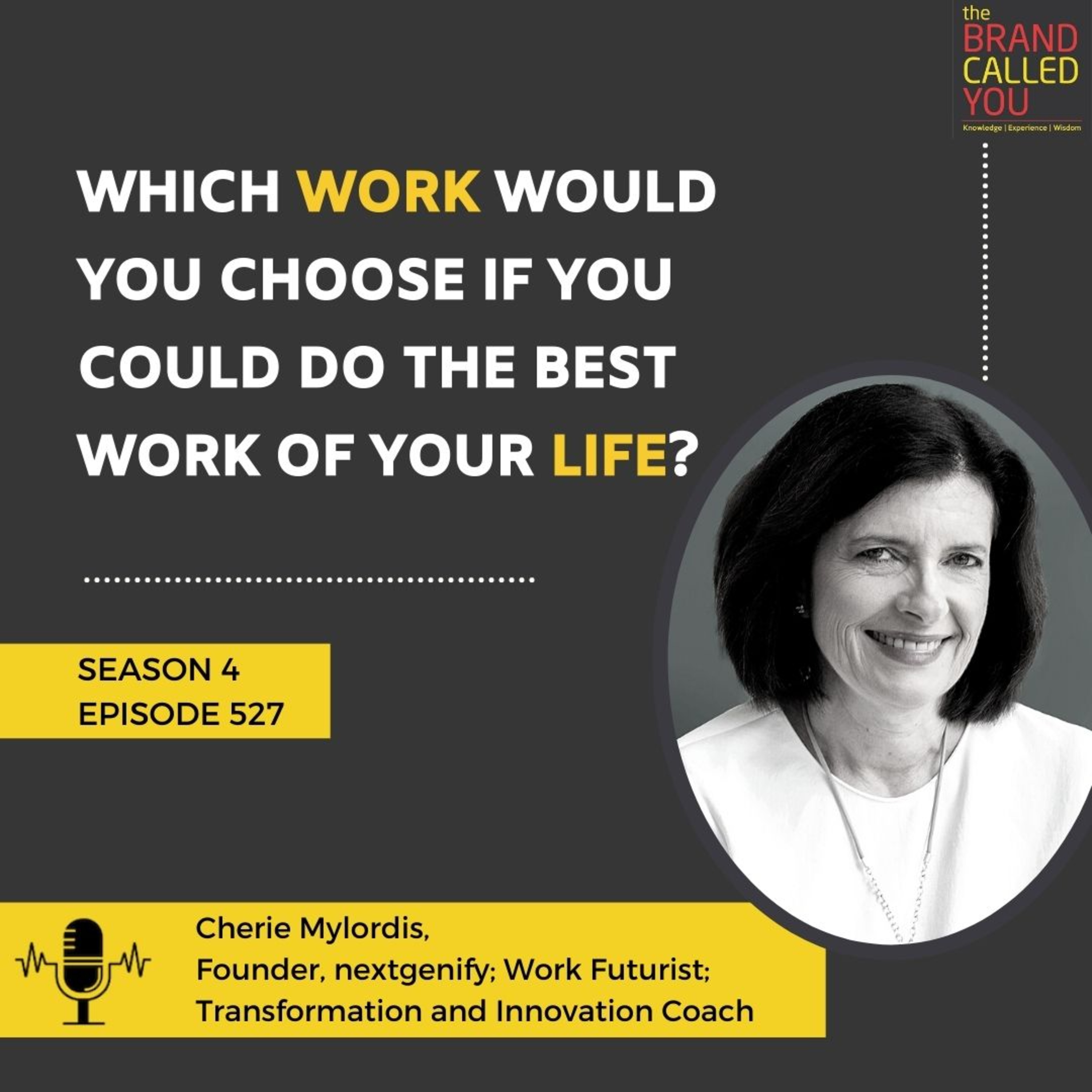Which Work would you choose if you could do the best work of your Life? | Cherie Mylordis, Founder, nextgenify; Work Futurist; Transformation and Innovation Coach