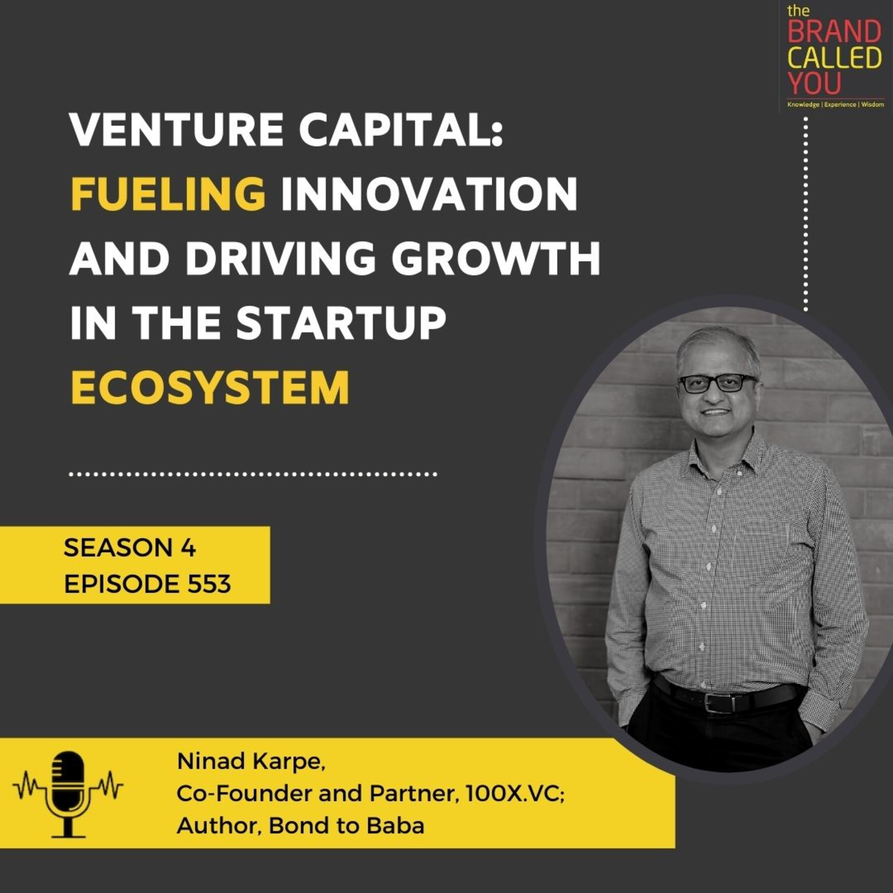 Venture Capital: Fueling Innovation and Driving Growth in the Startup Ecosystem | Ninad Karpe, Co-Founder and Partner, 100X.VC; Author, Bond to Baba