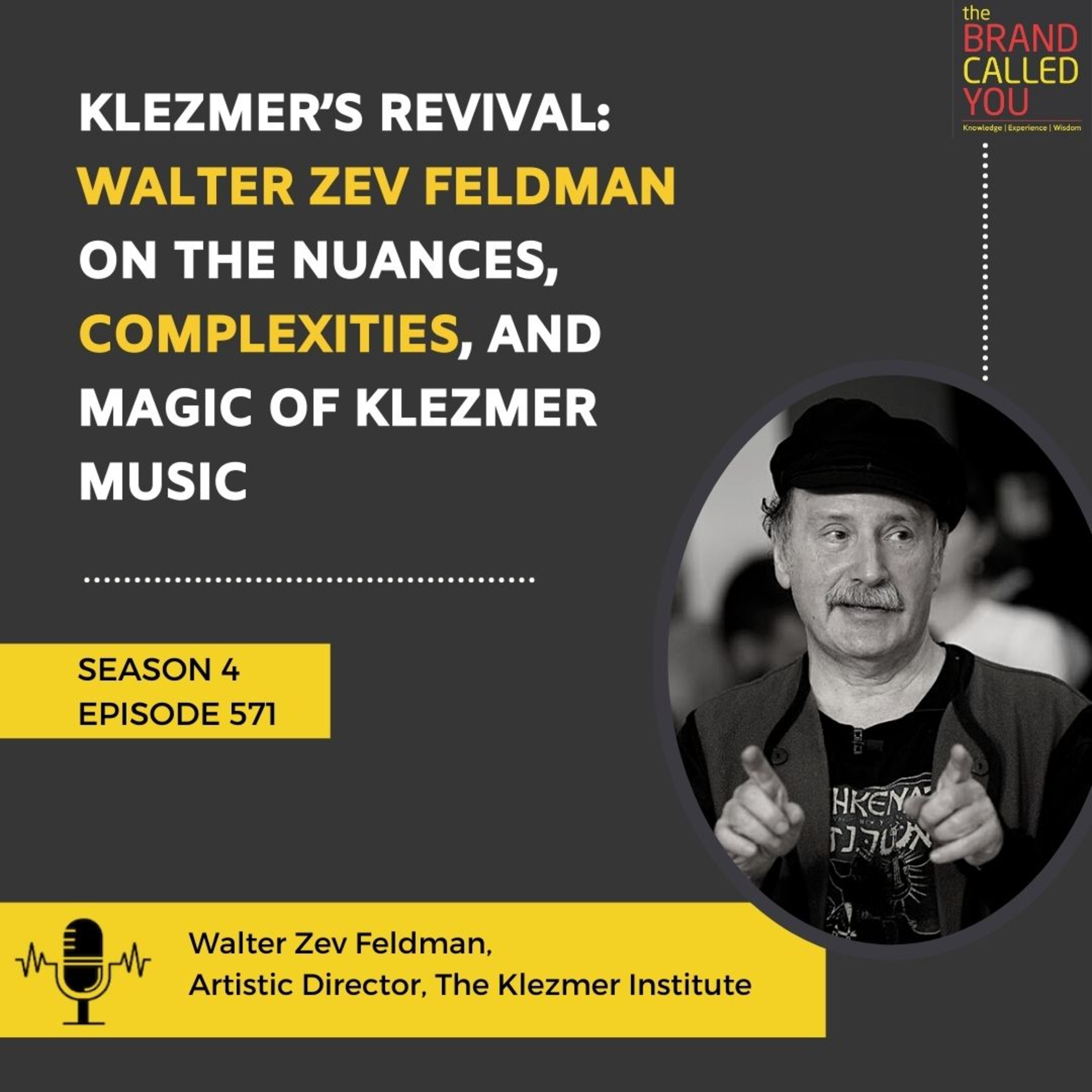 Klezmer’s Revival: Walter Zev Feldman on the nuances, complexities, and magic of Klezmer Music | Walter Zev Feldman, Artistic Director, The Klezmer Institute