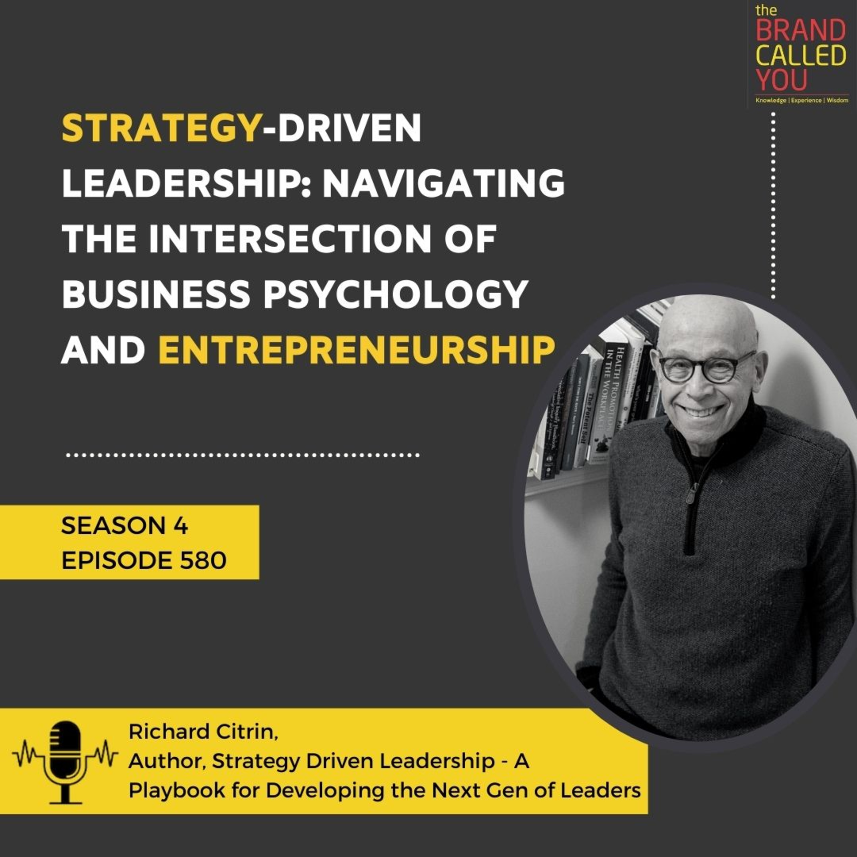 Strategy-Driven Leadership: Navigating the Intersection of Business Psychology and Entrepreneurship | Richard Citrin, Author, Strategy Driven Leadership - A Playbook for Developing the Next Gen of Lea