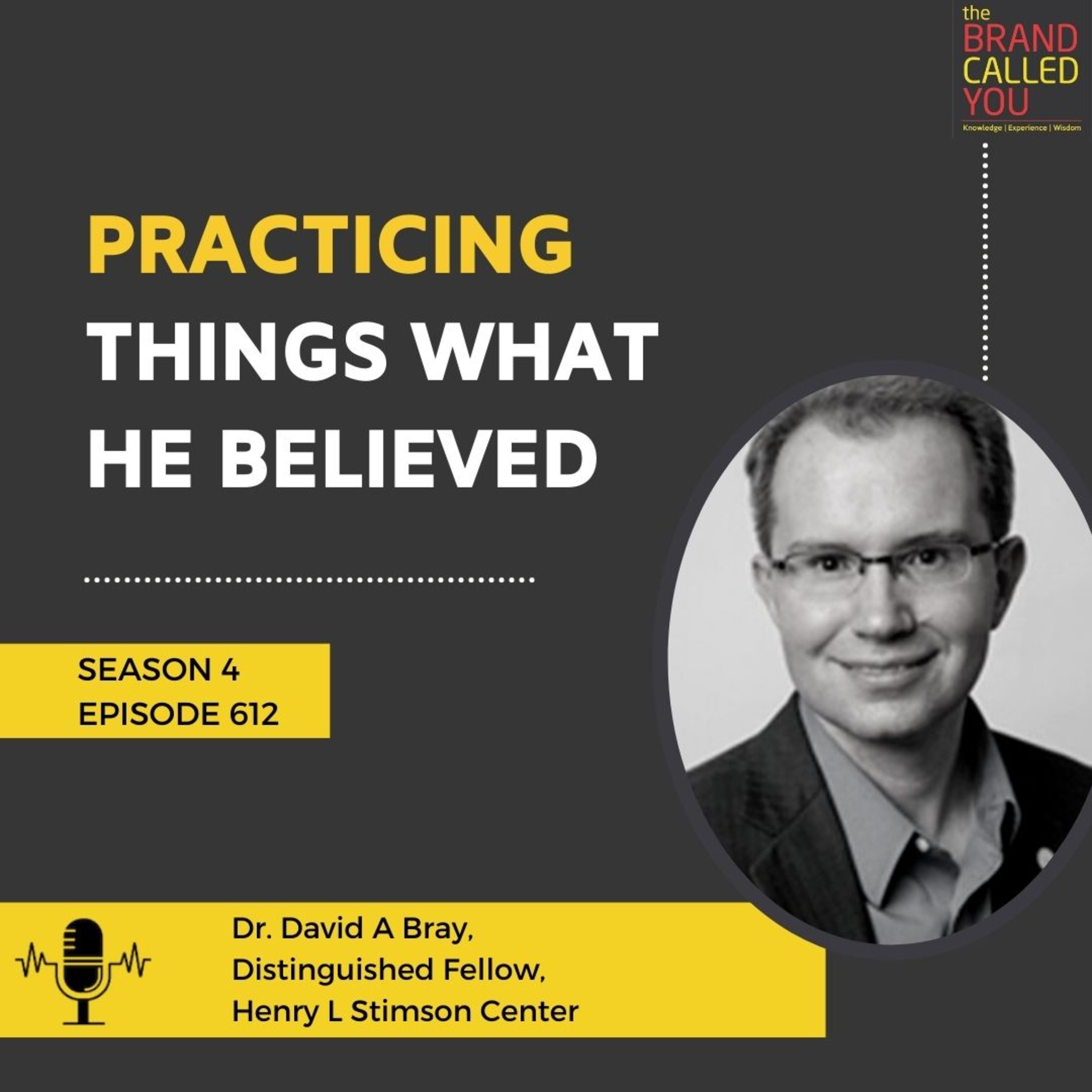 Practicing Things what he believed | Dr David A Bray| Distinguished Fellow | Henry L Stimson Center |