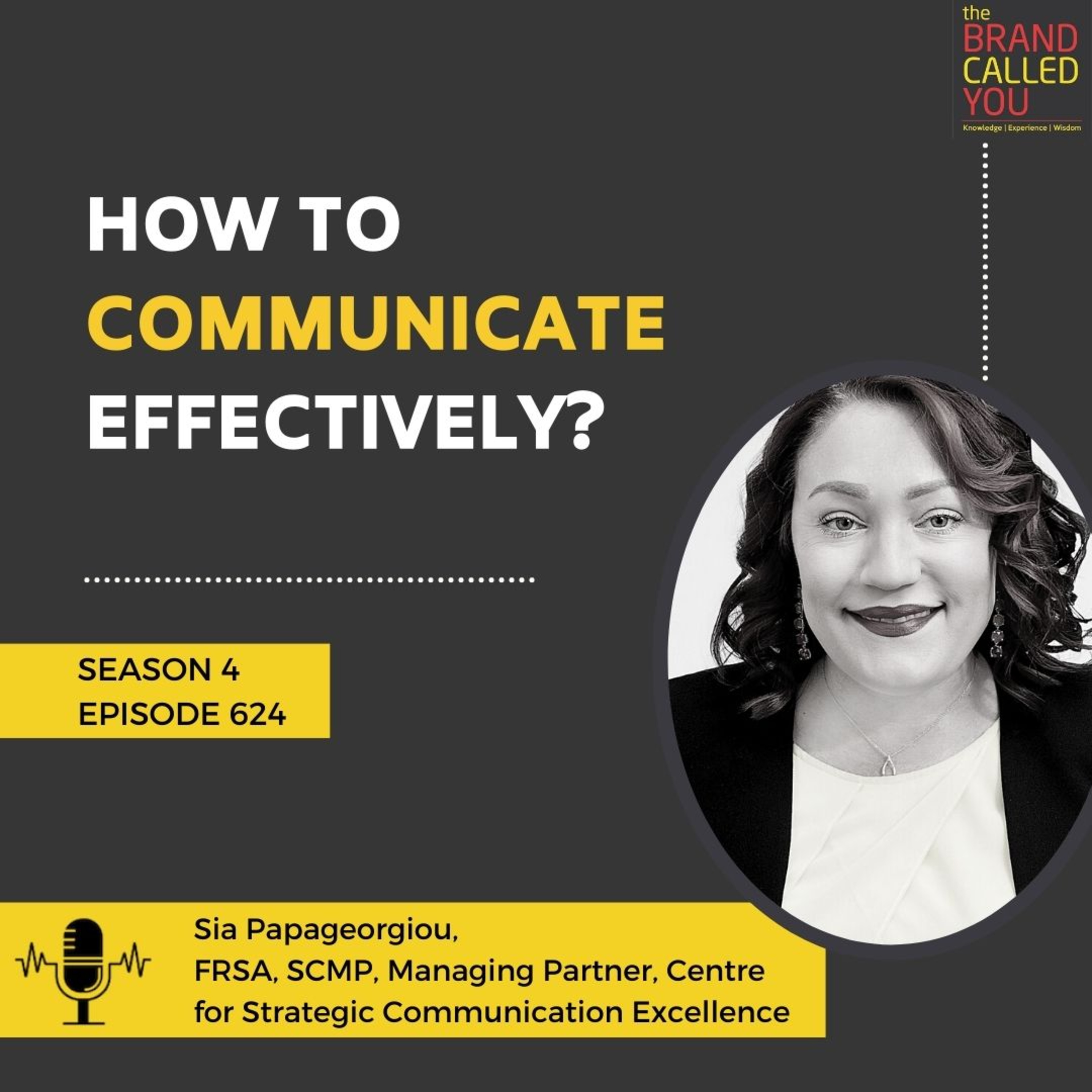 How To Communicate Effectively? | Sia Papageorgiou | FRSA, SCMP, Managing Partner, Centre for Strategic Communication Excellence