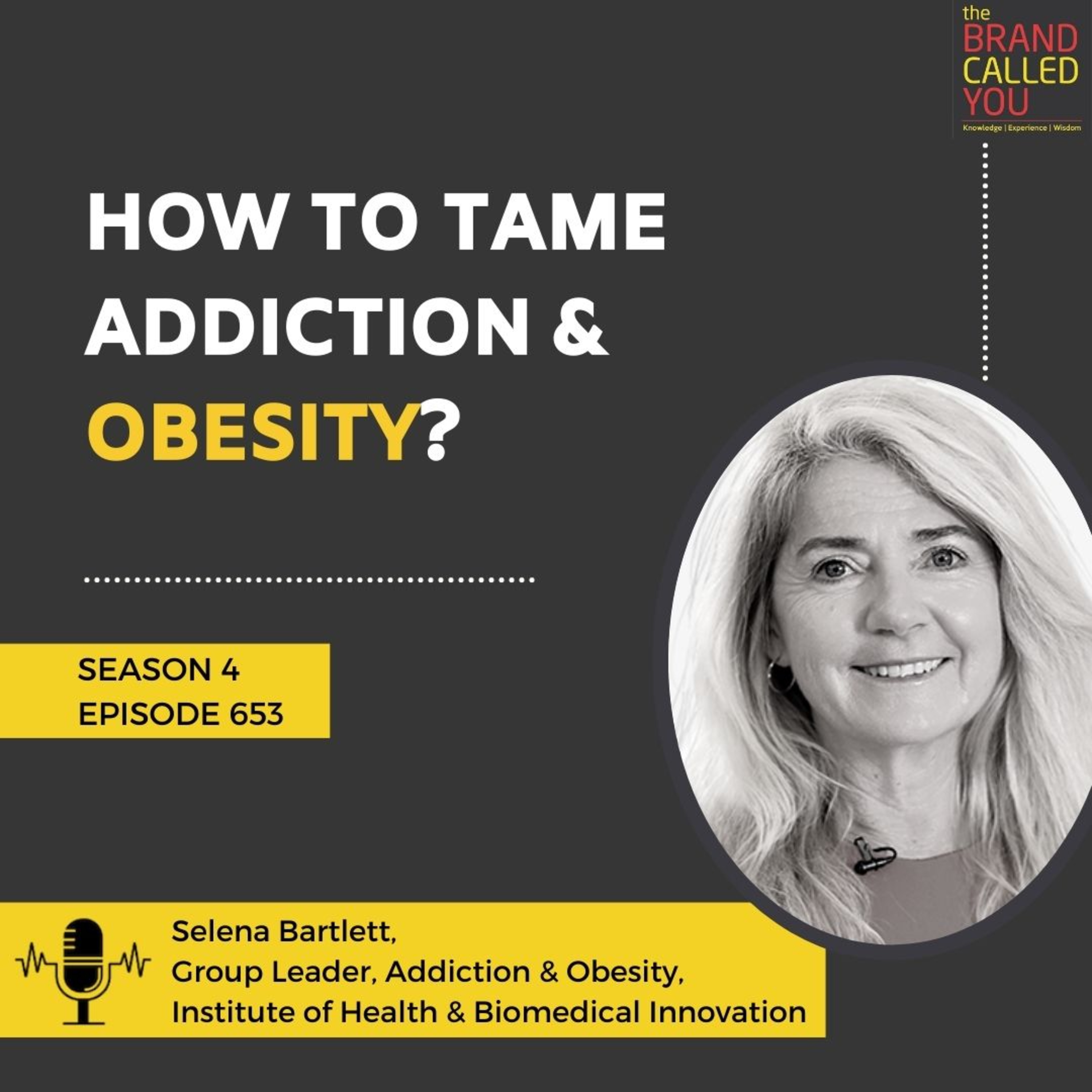How to Tame Addiction & Obesity? | Selena Bartlett | Group Leader, Addiction & Obesity, Institute of Health & Biomedical Innovation