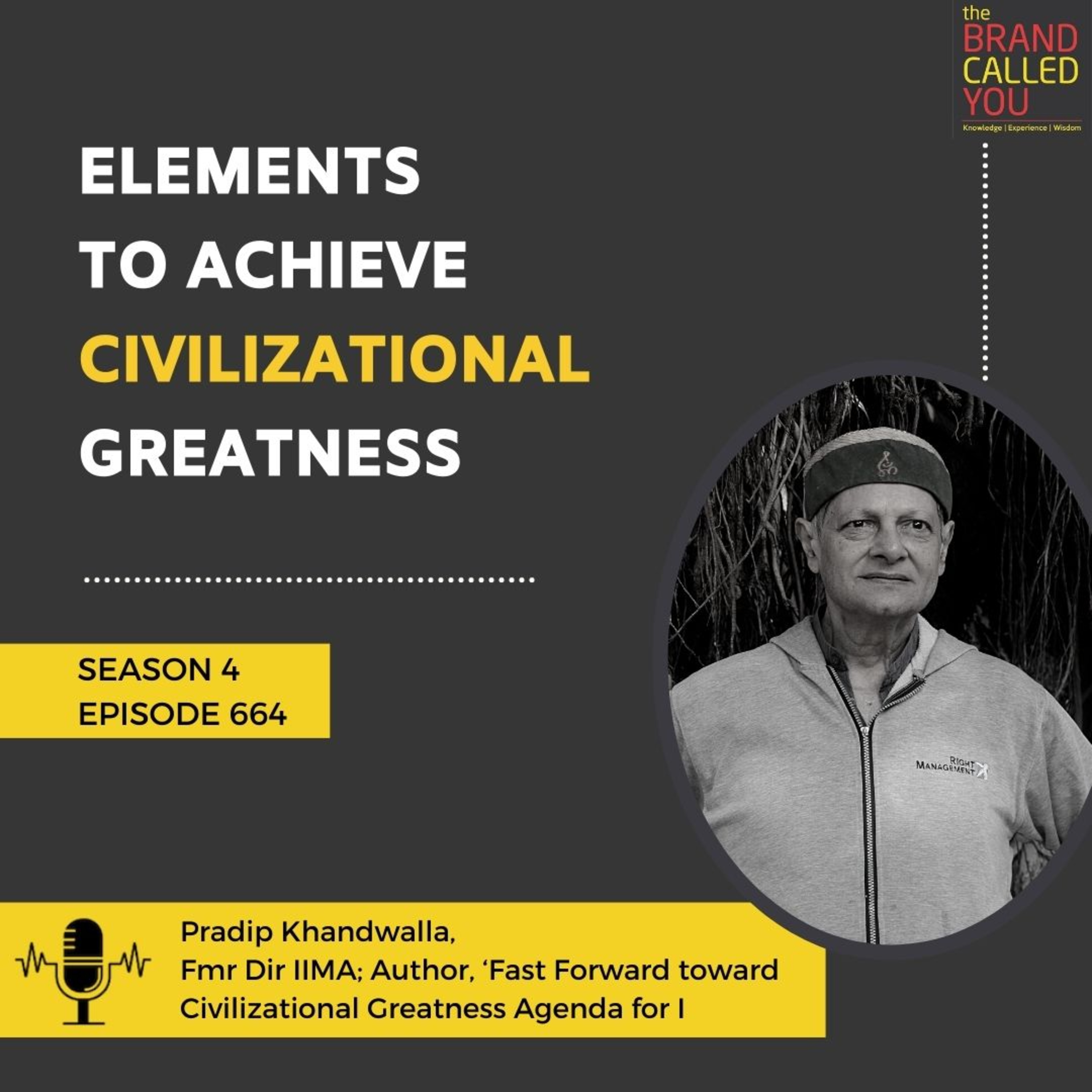Elements to Achieve Civilizational Greatness | Pradip Khandwalla | Former Director IIMA; Author, ‘Fast Forward toward Civilizational Greatness Agenda for India’