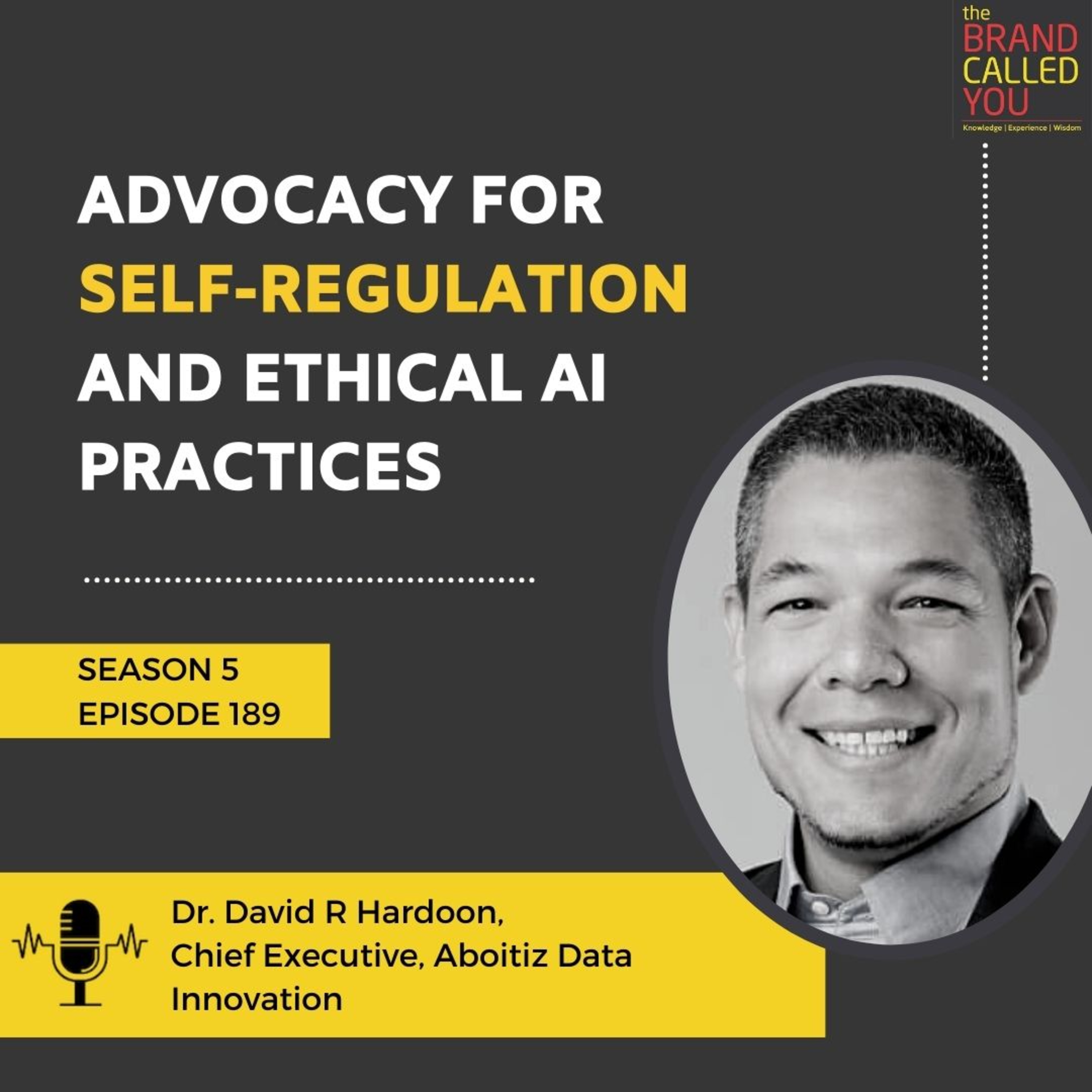 Advocacy for Self-Regulation and Ethical AI Practices | Dr. David R Hardoon | Chief Executive, Aboitiz Data Innovation