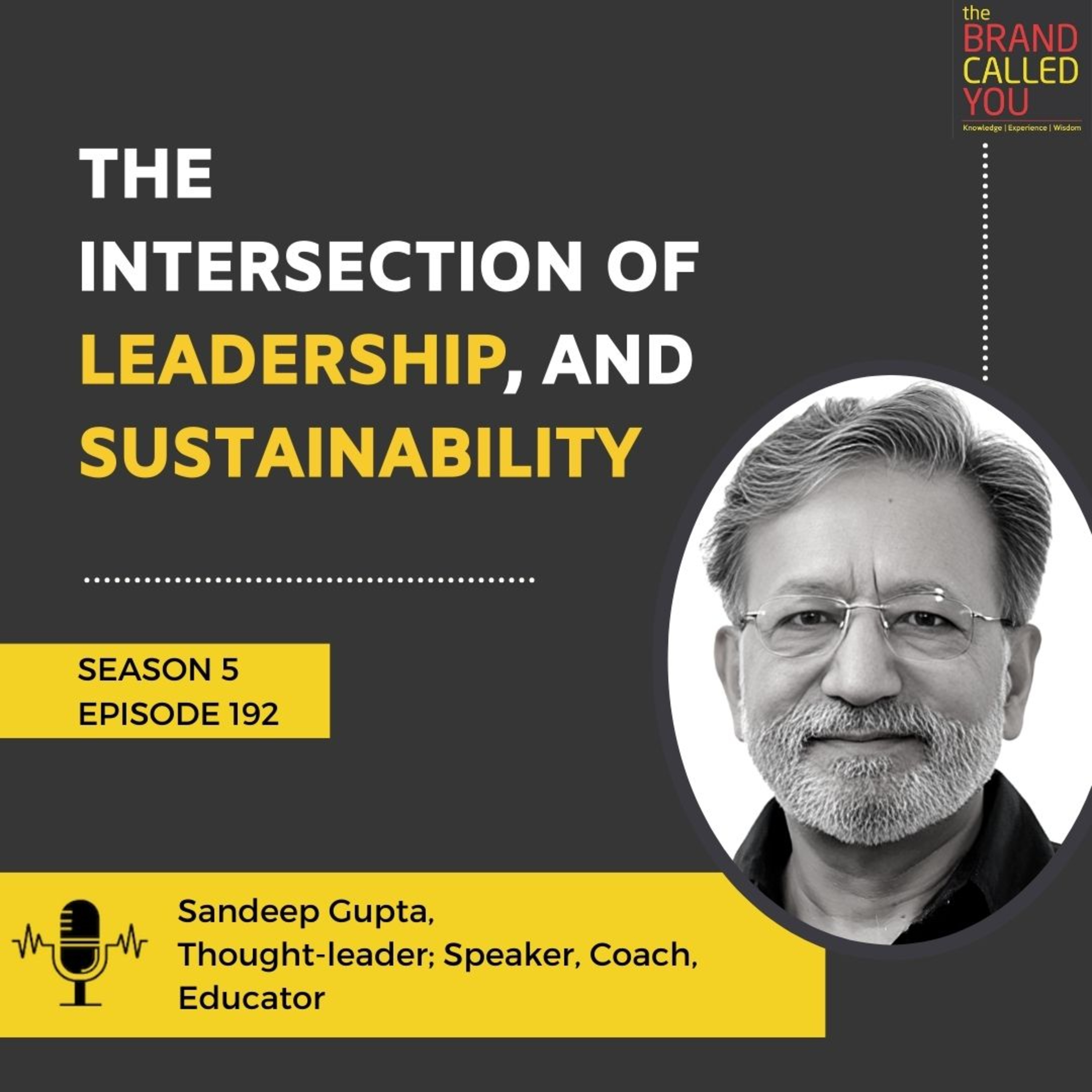 The Intersection of Leadership, and Sustainability | Sandeep Gupta | Thought-leader; Speaker, Coach, Educator