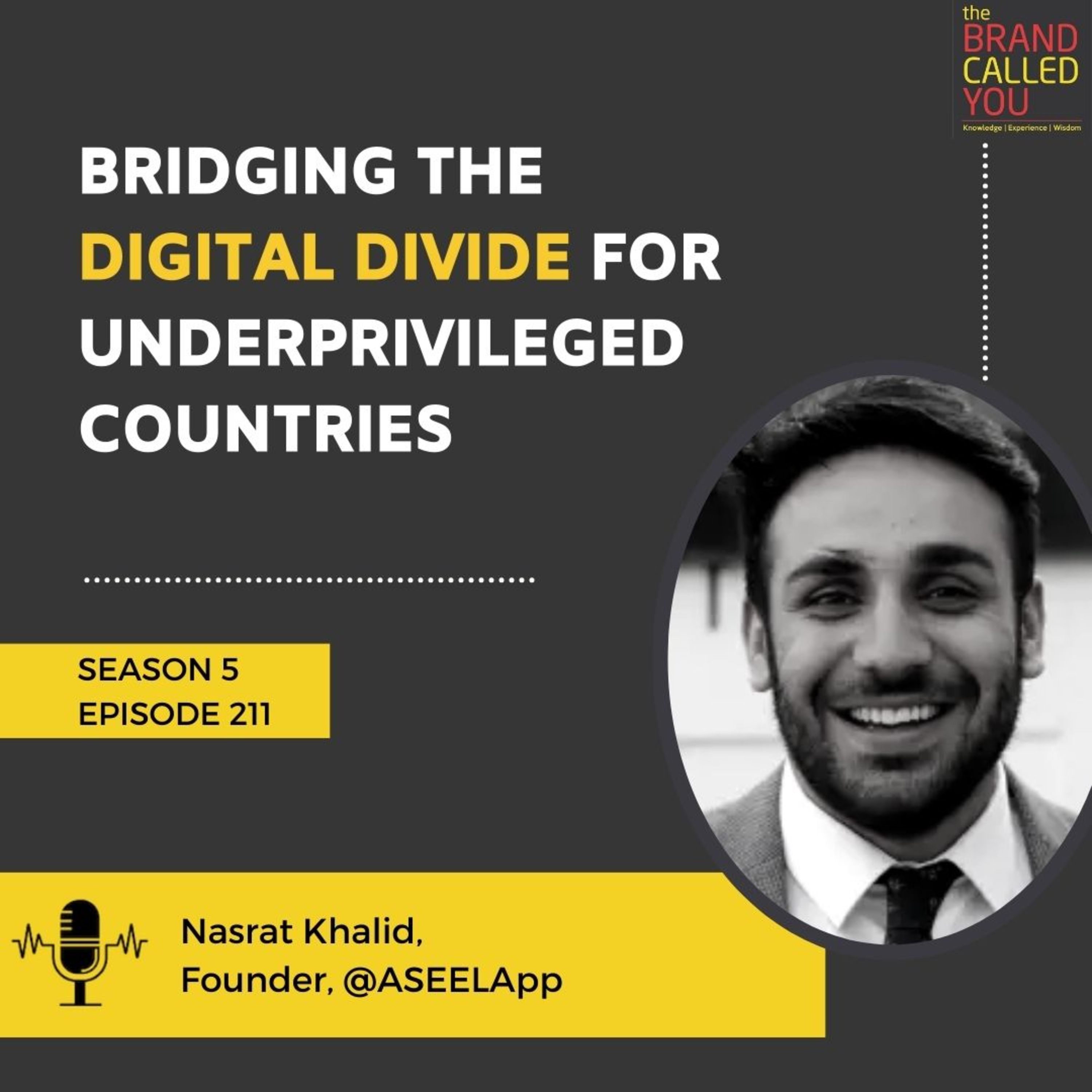 Bridging the Digital Divide for Underprivileged Countries| Nasrat Khalid, Founder, @ASEELApp