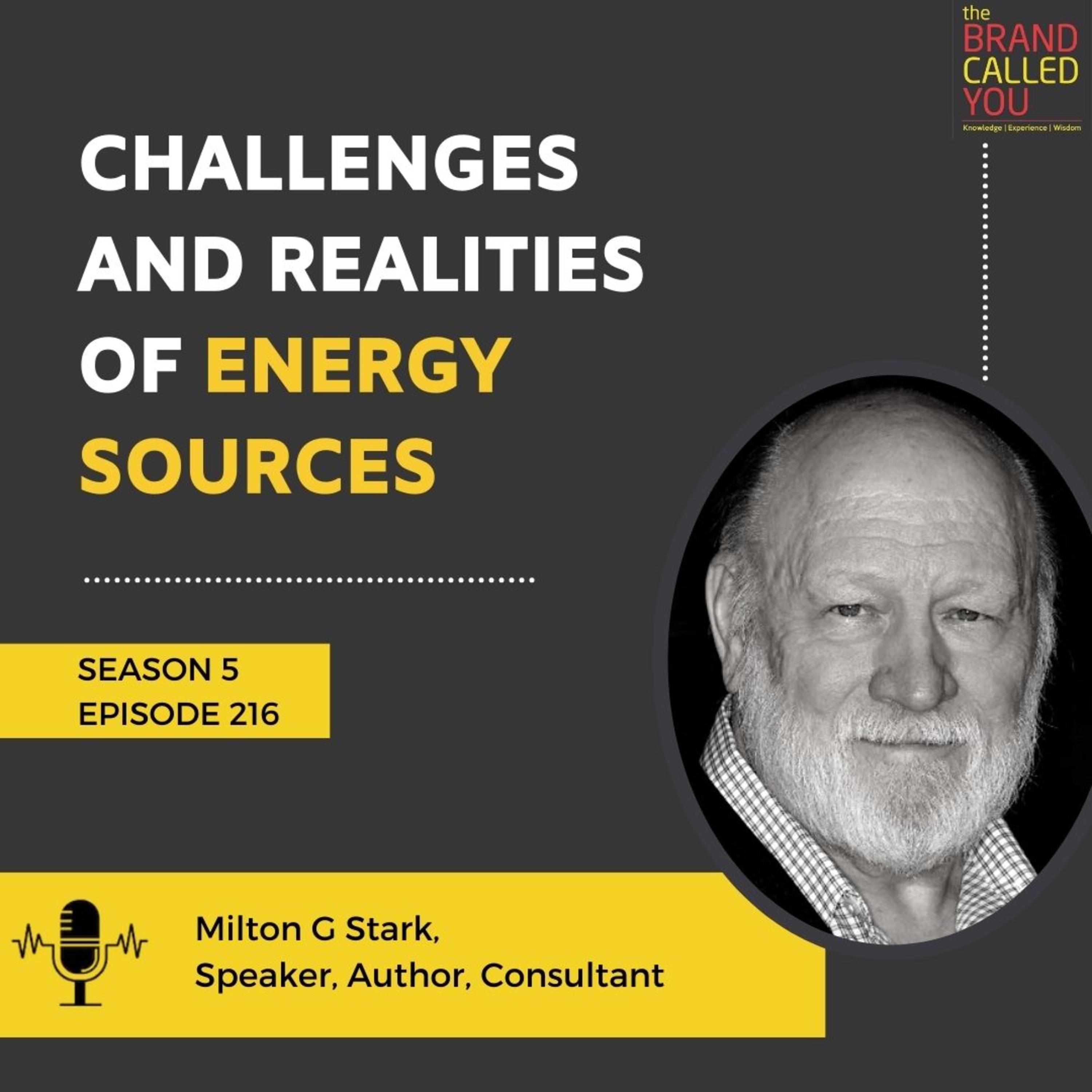 Challenges and Realities of Energy Sources | Milton G Stark, Speaker, Author, Consultant