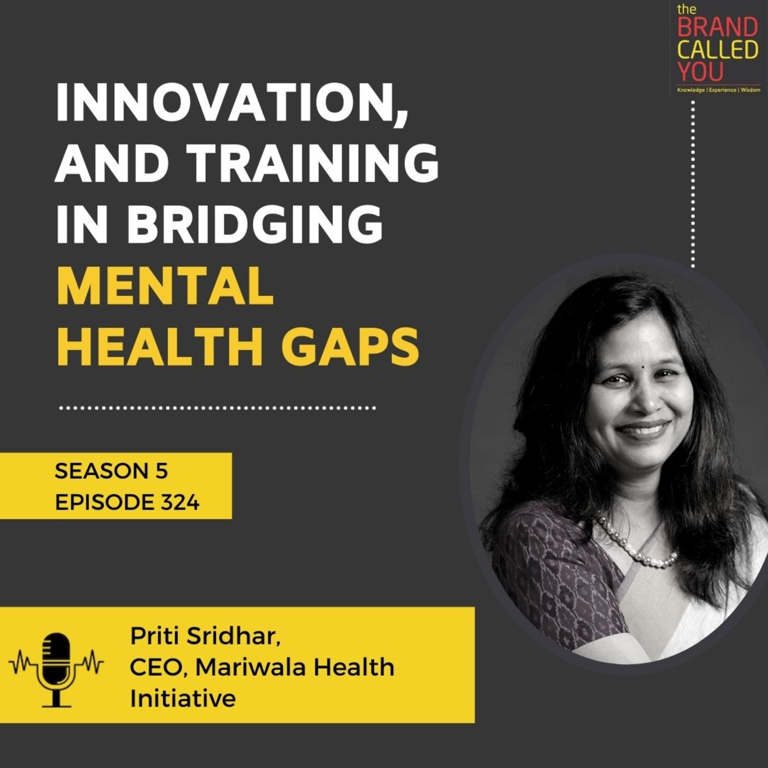 Innovation, and Training in Bridging Mental Health Gaps | Priti Sridhar, CEO, Mariwala Health Initiative