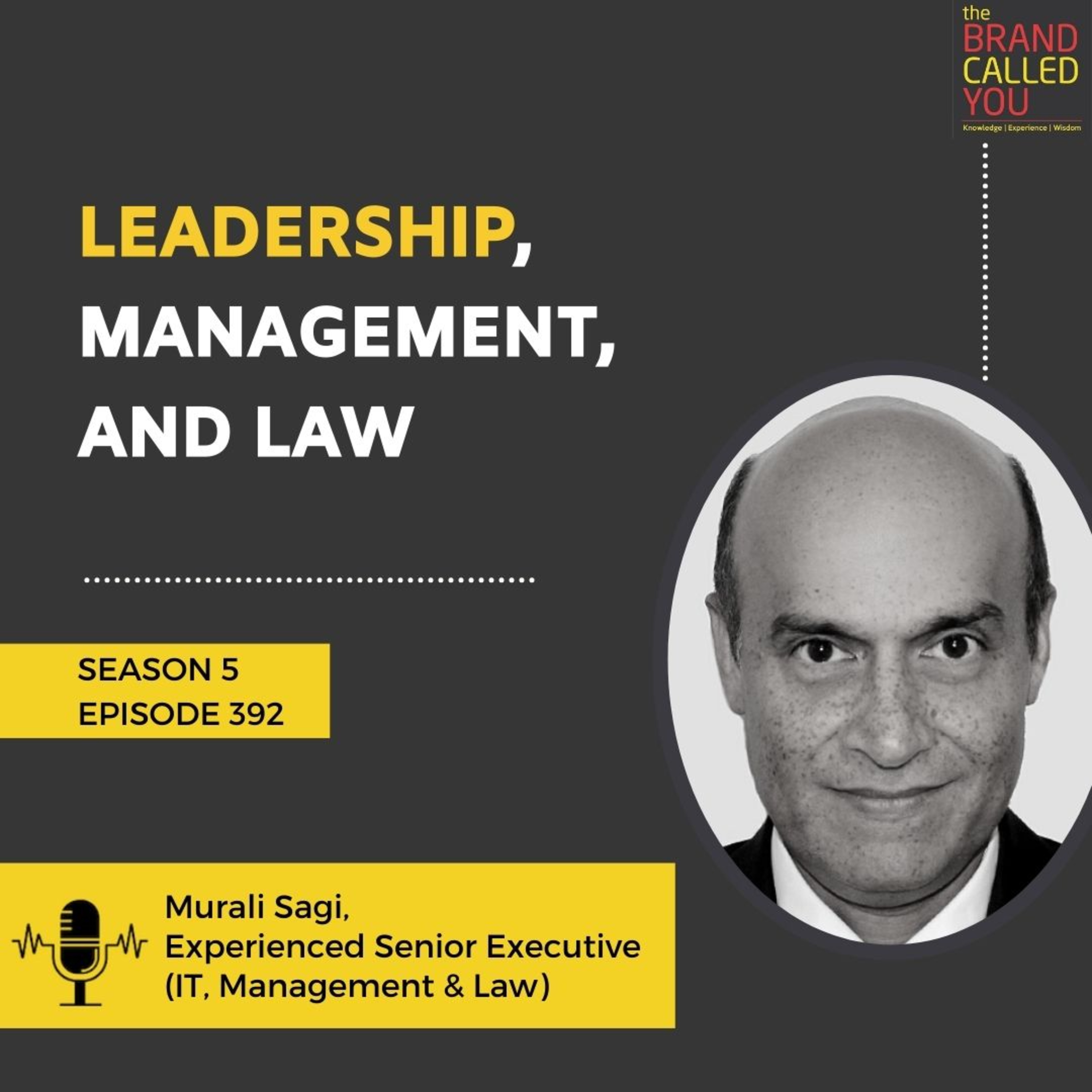 Leadership, Management, and Law | Murali Sagi, Experienced Senior Executive (IT, Management & Law)