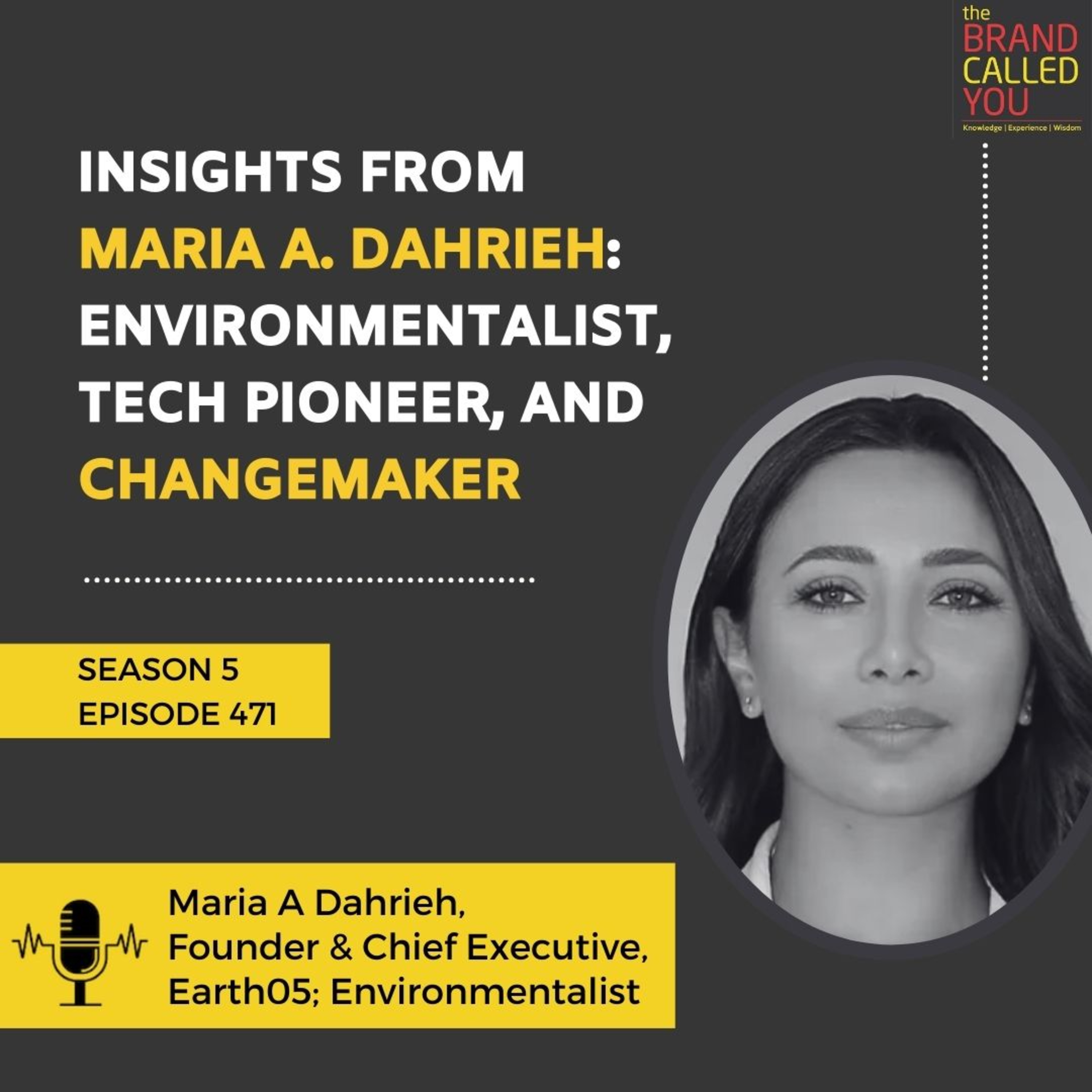 Insights from Maria A. Dahrieh: Environmentalist, Tech Pioneer, and Changemaker | Maria A. Dahrieh, Founder & Chief Executive, Earth05; Environmentalist