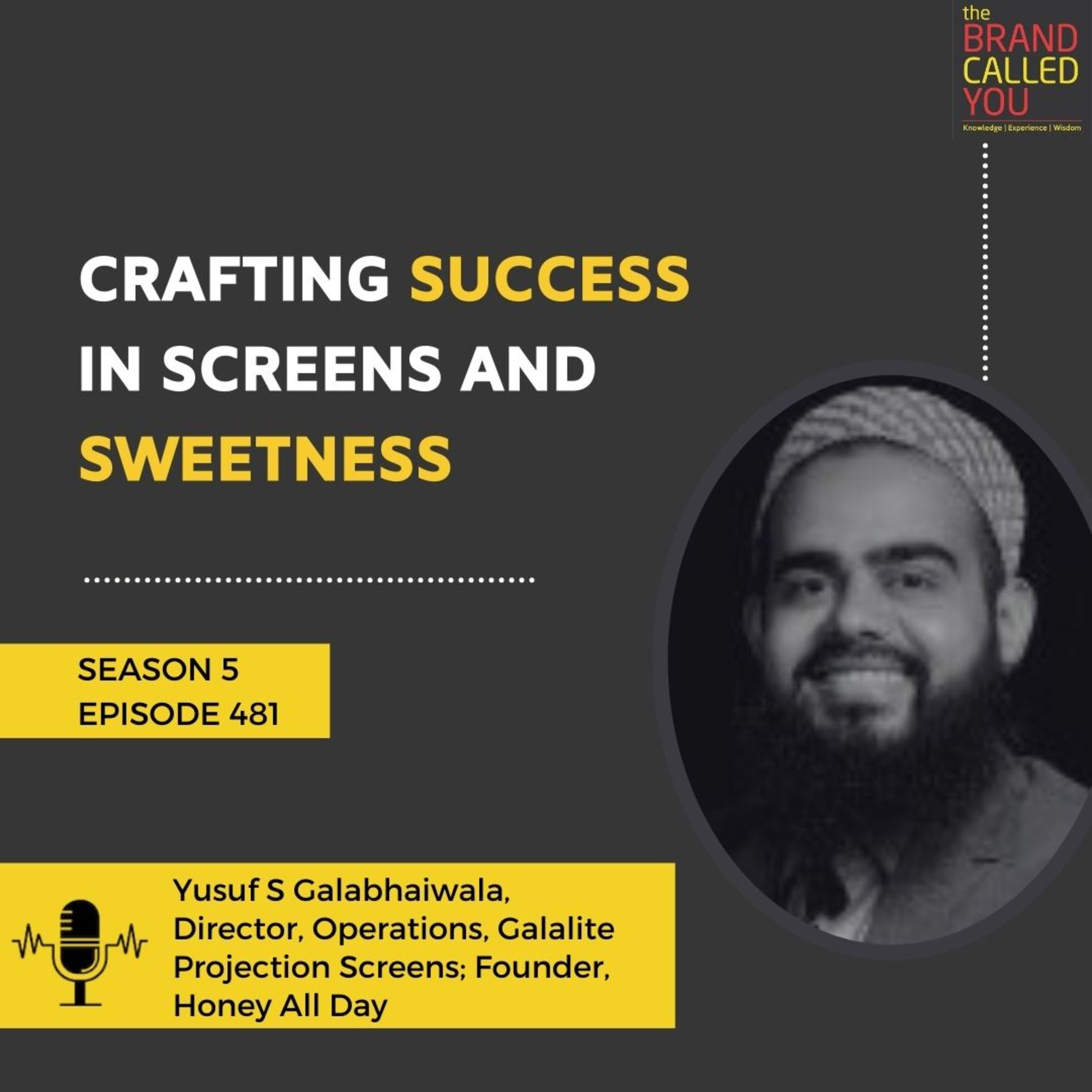 Crafting Success in Screens and Sweetness | Yusuf S Galabhaiwala, Director, Operations, Galalite Projection Screens; Founder, Honey All Day