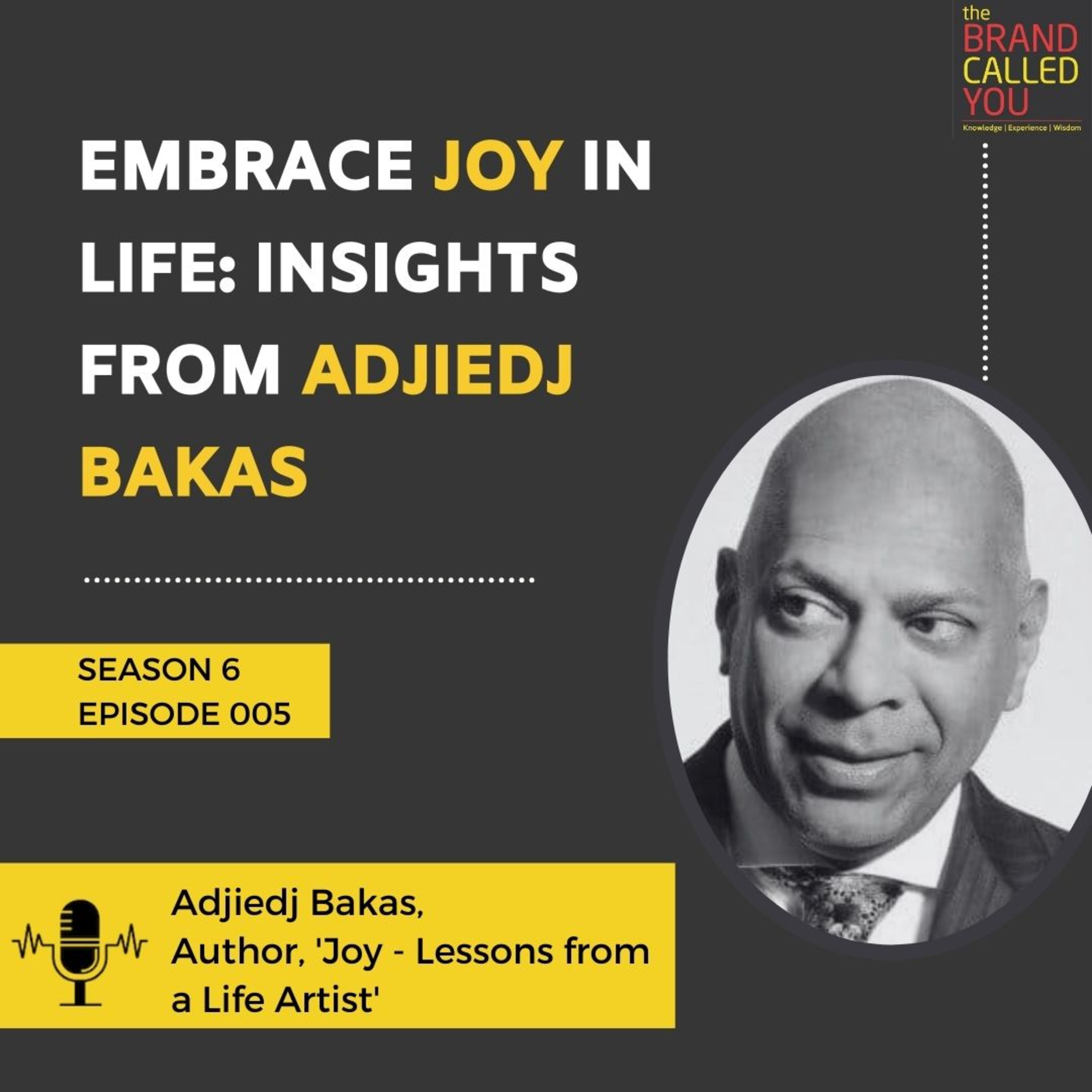 Embrace Joy in Life: Insights from Adjiedj Bakas | Adjiedj Bakas, Author, 'Joy: Lessons from a Life Artist'