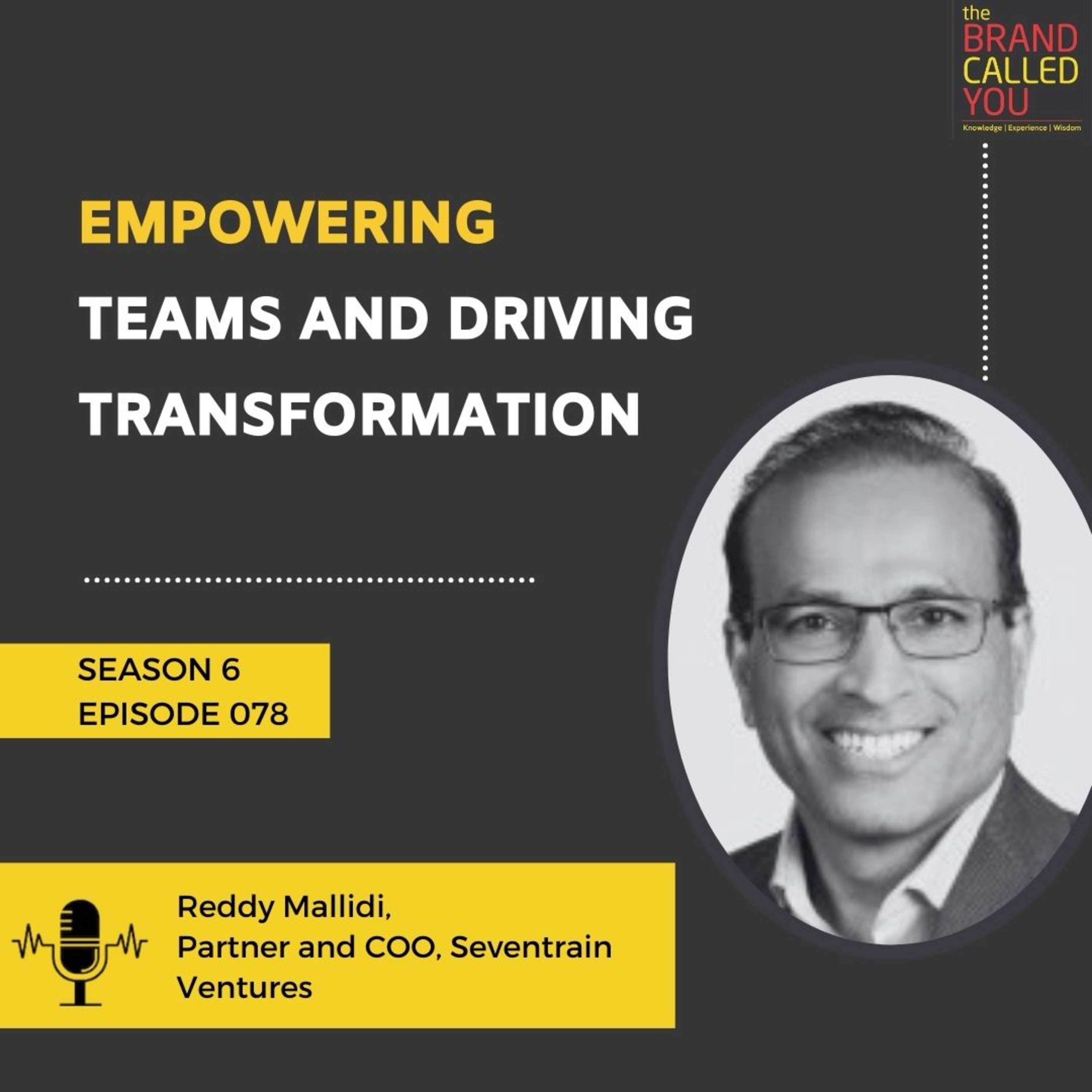 Empowering Teams and Driving Transformation | Reddy Mallidi, Partner and COO, Seventrain Ventures