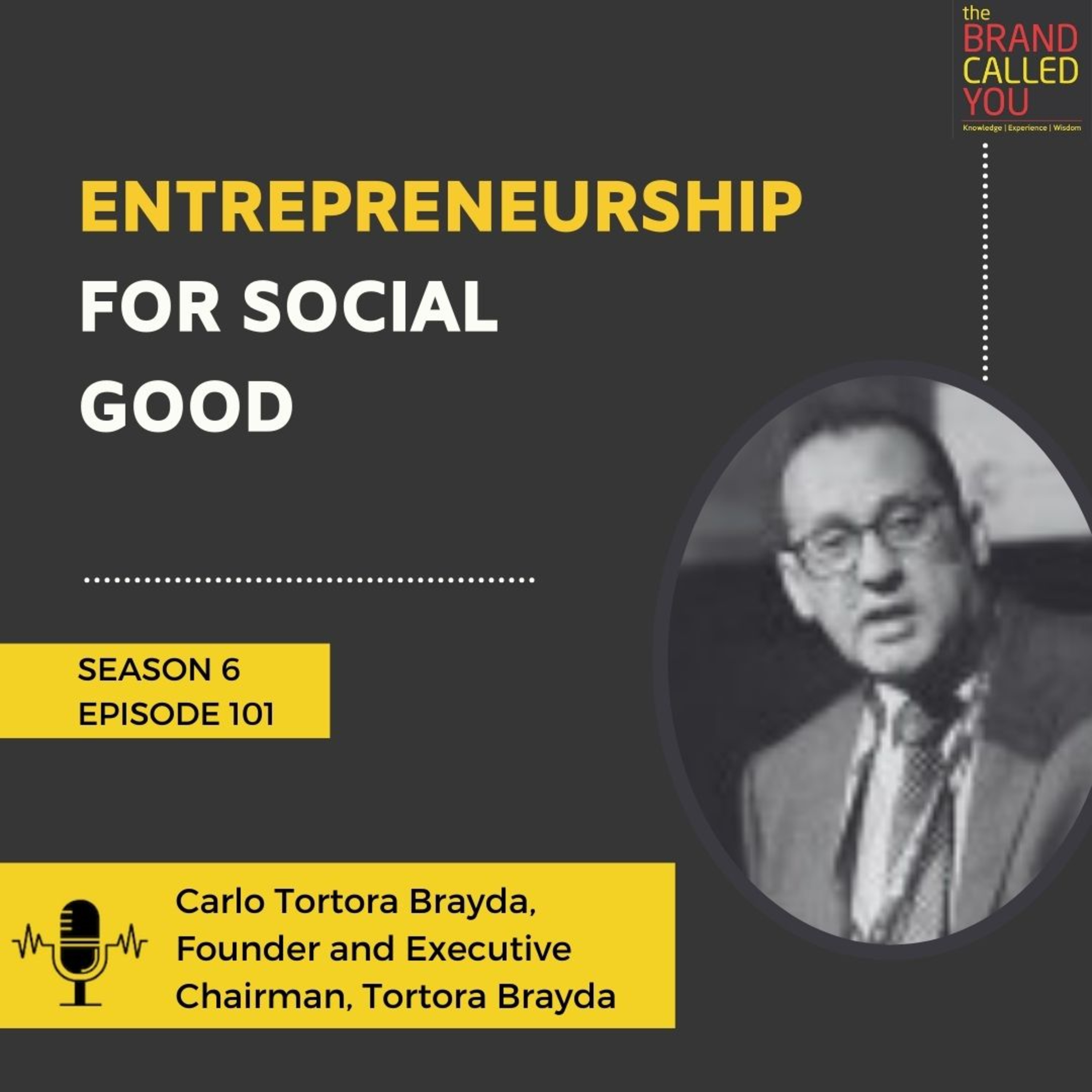 Entrepreneurship for Social Good | Carlo Tortora Brayda, Founder and Executive Chairman, Tortora Brayda Institute