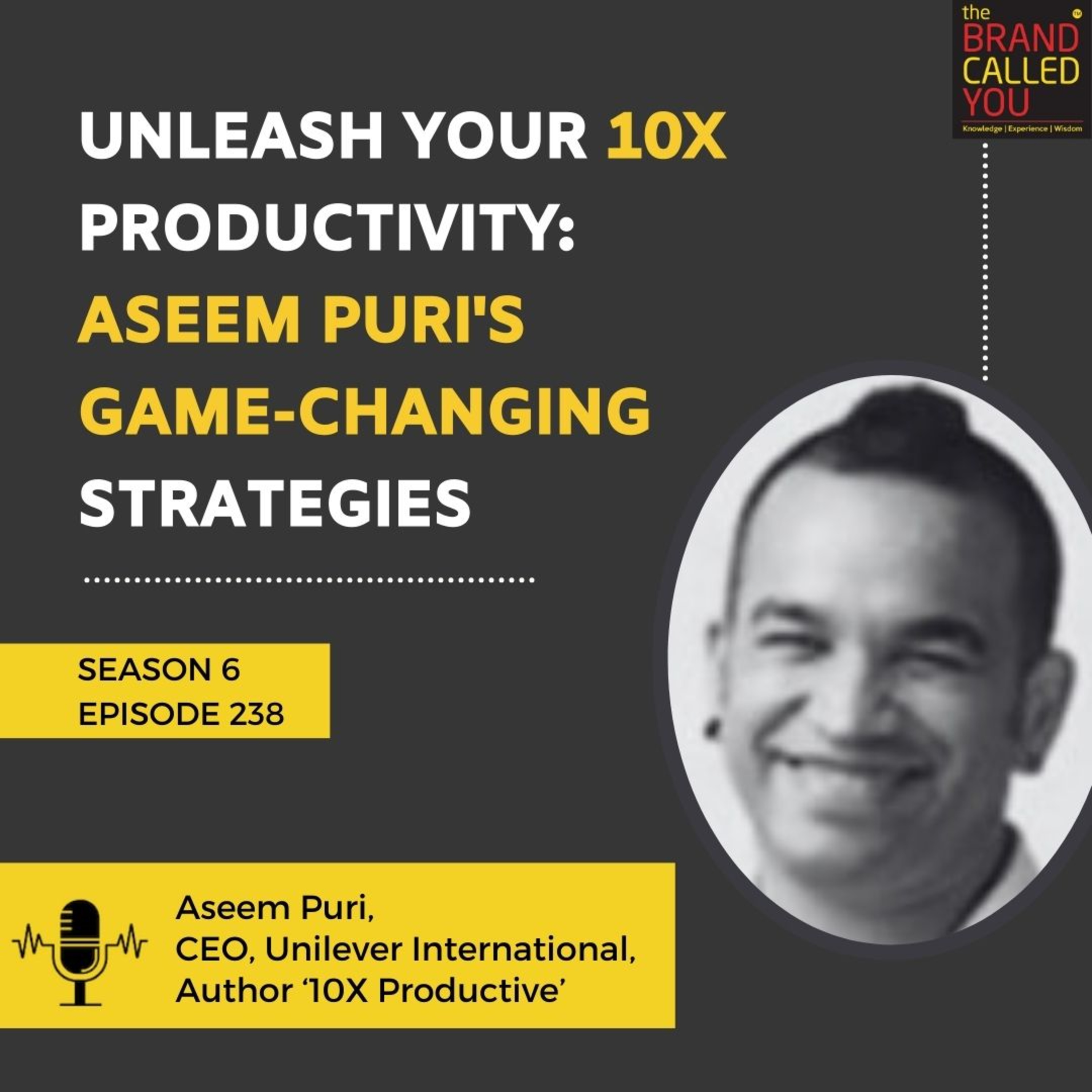 Unleash Your 10X Productivity: Aseem Puri's Game-Changing Strategies | Aseem Puri, CEO, Unilever International, Author ‘10X Productive’