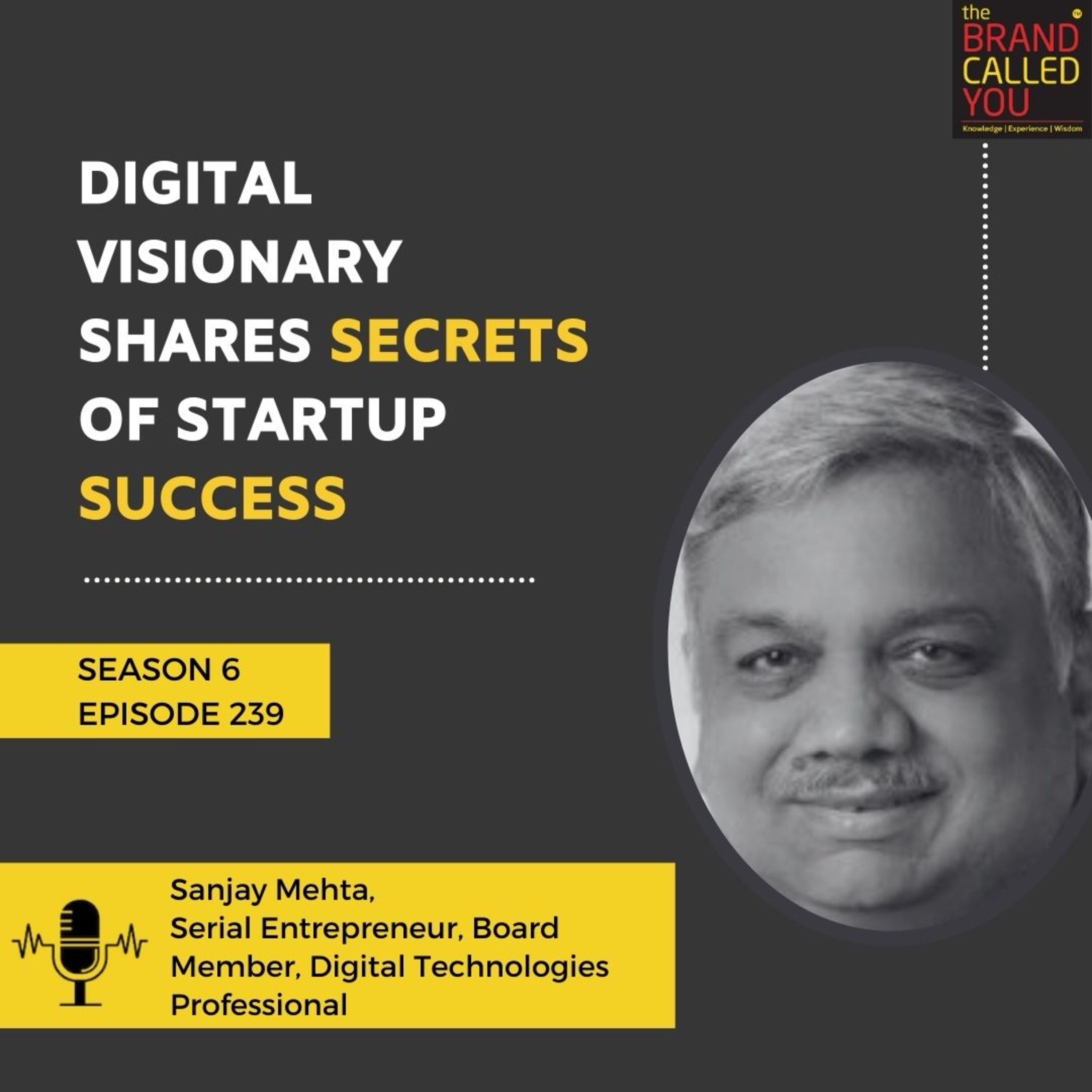igital Visionary Shares Secrets of Startup Success | Sanjay Mehta, Serial Entrepreneur, Board Member, Digital Technologies Professional