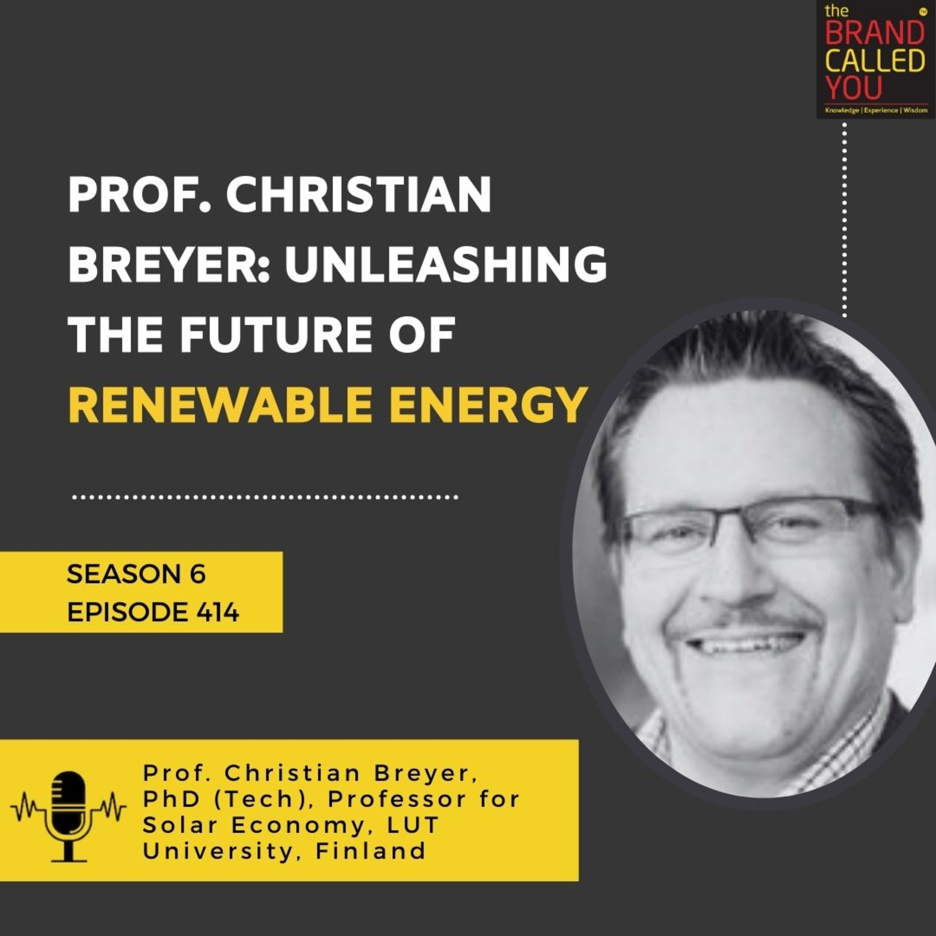 Prof. Christian Breyer: Unleashing the Future of Renewable Energy | Solar Economy Expert at LUT University