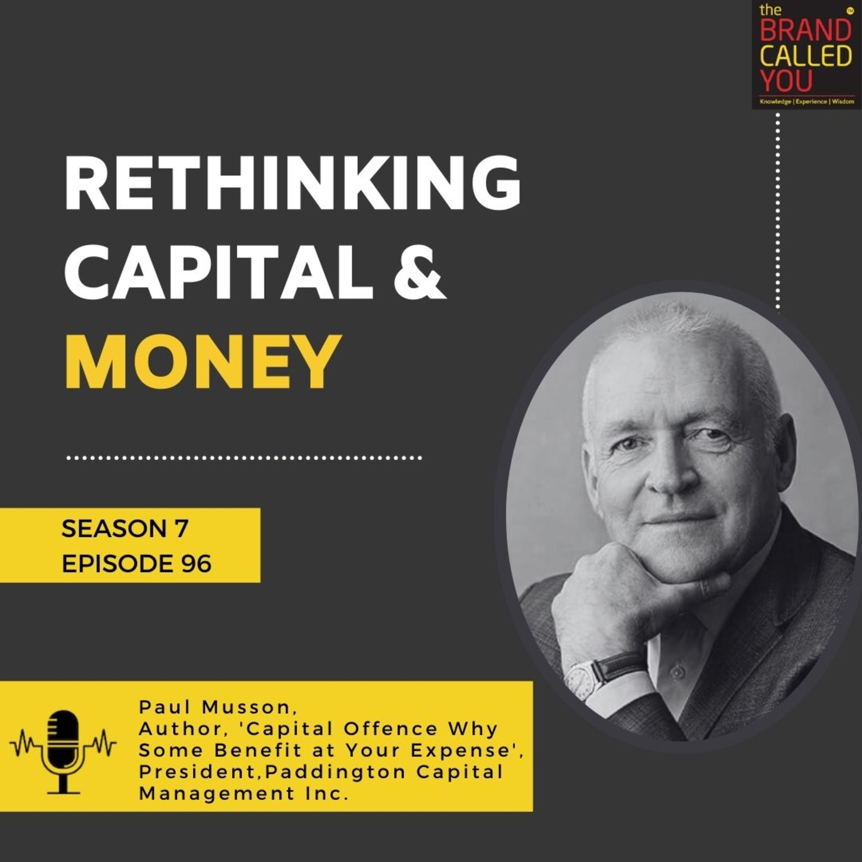 Rethinking Capital & Money | Paul Musson, Author, 'Capital Offence: Why Some Benefit at Your Expense', President, Paddington Capital Management Inc.