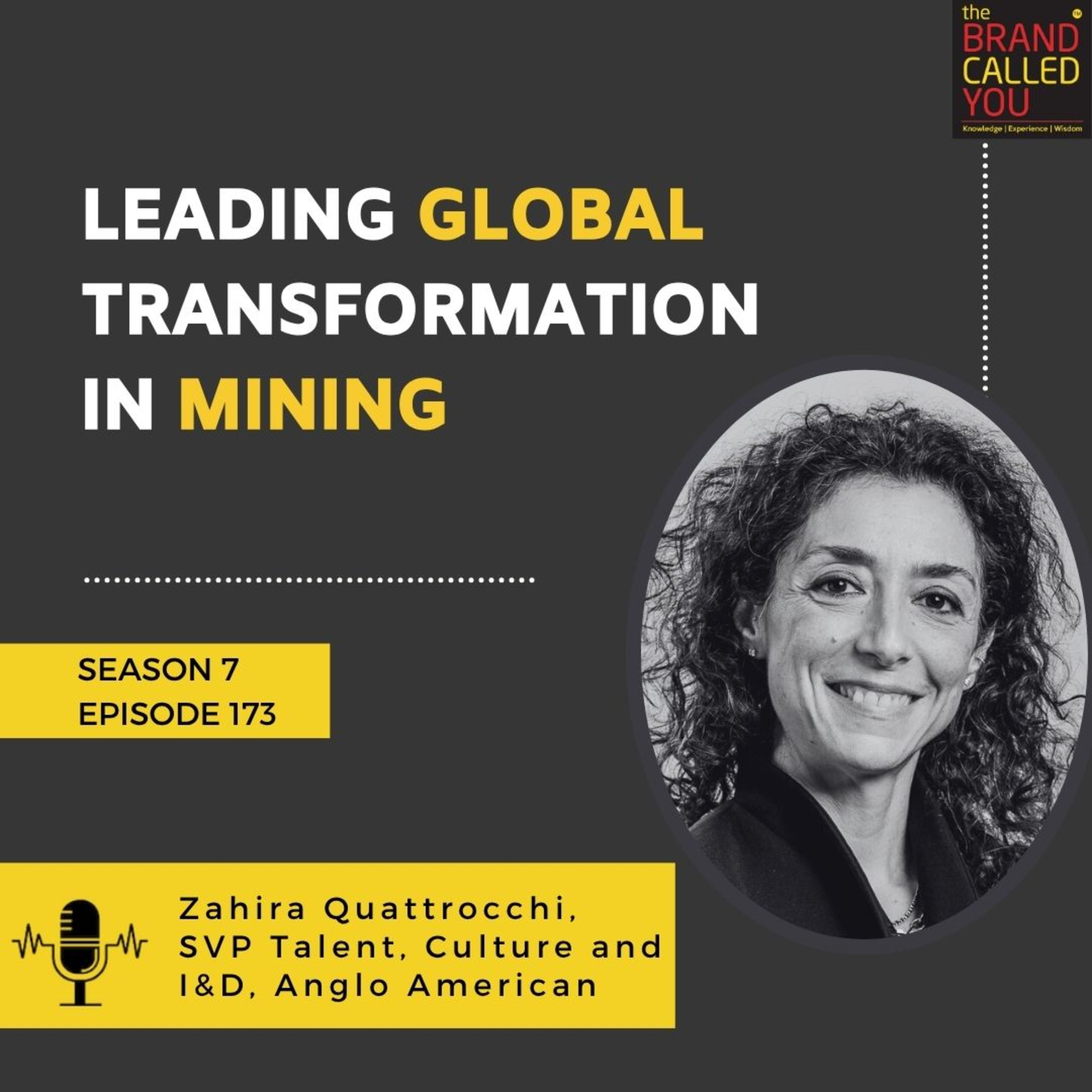 Zahira Quattrocchi, SVP Talent, Culture & I&D at Anglo American: Leading Global Transformation in Mining