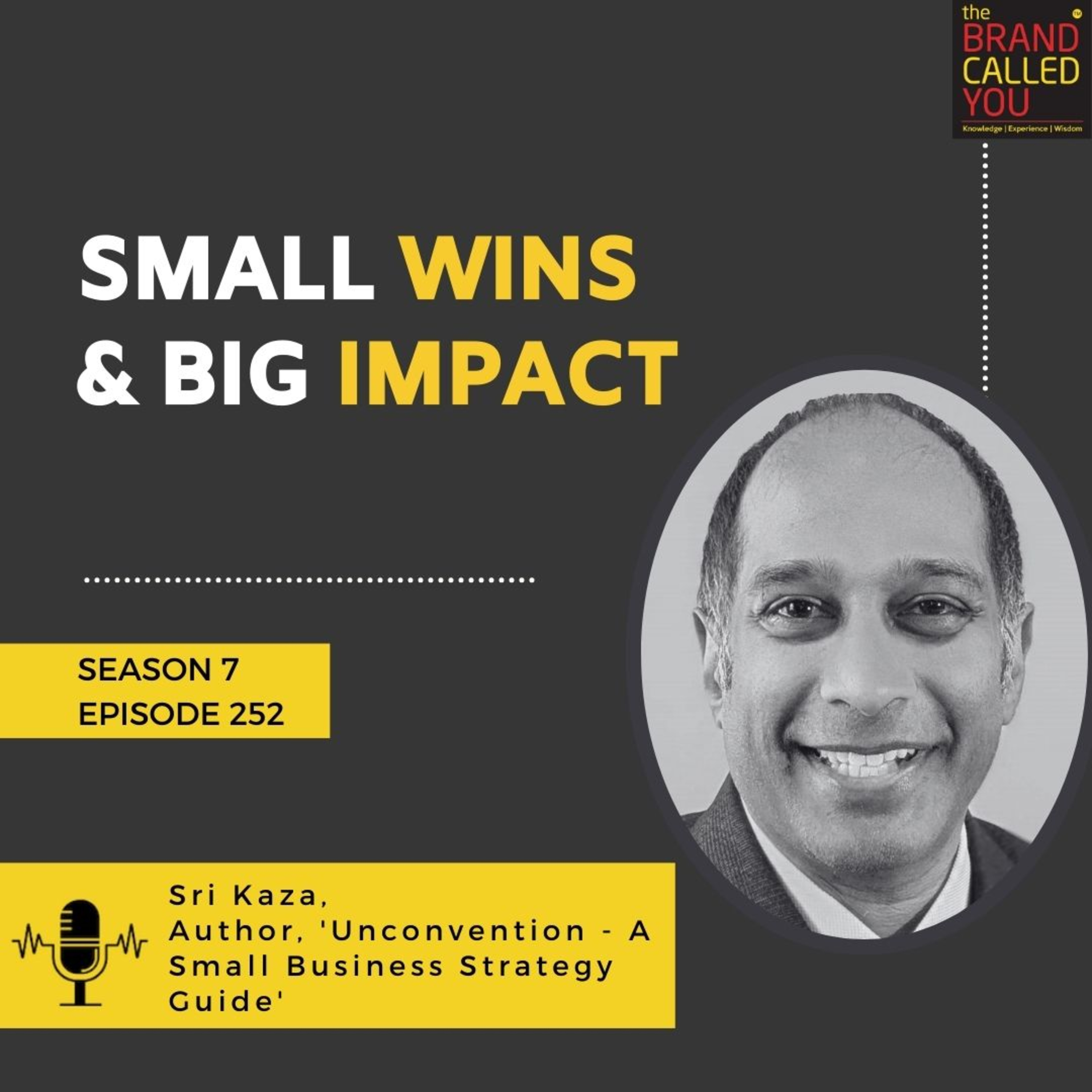 Small Wins. Big Impact | Sri Kaza, Author, 'Unconvention - A Small Business Strategy Guide'
