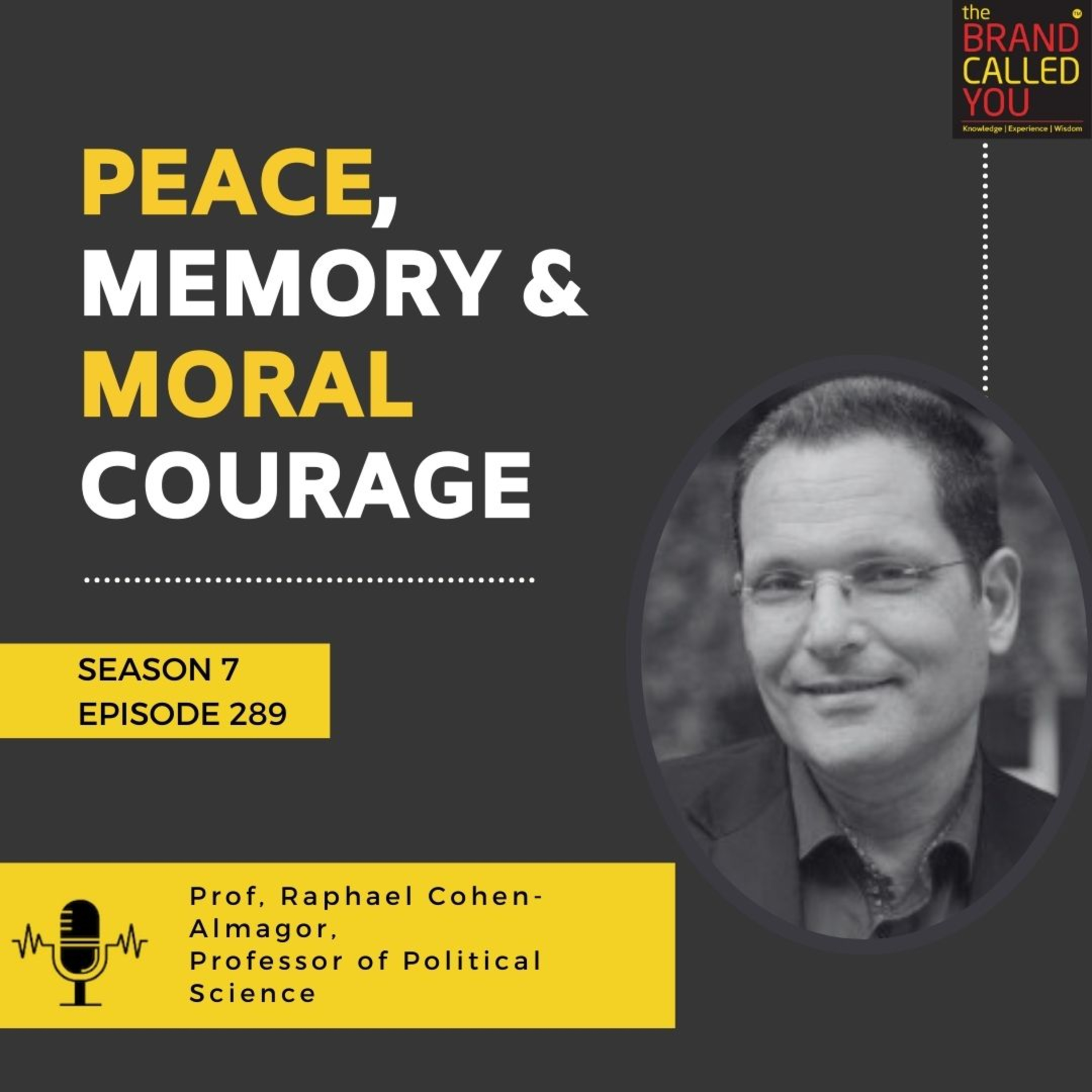Peace, Memory & Moral Courage | Prof Raphael Cohen-Almagor, Professor of Political Science
