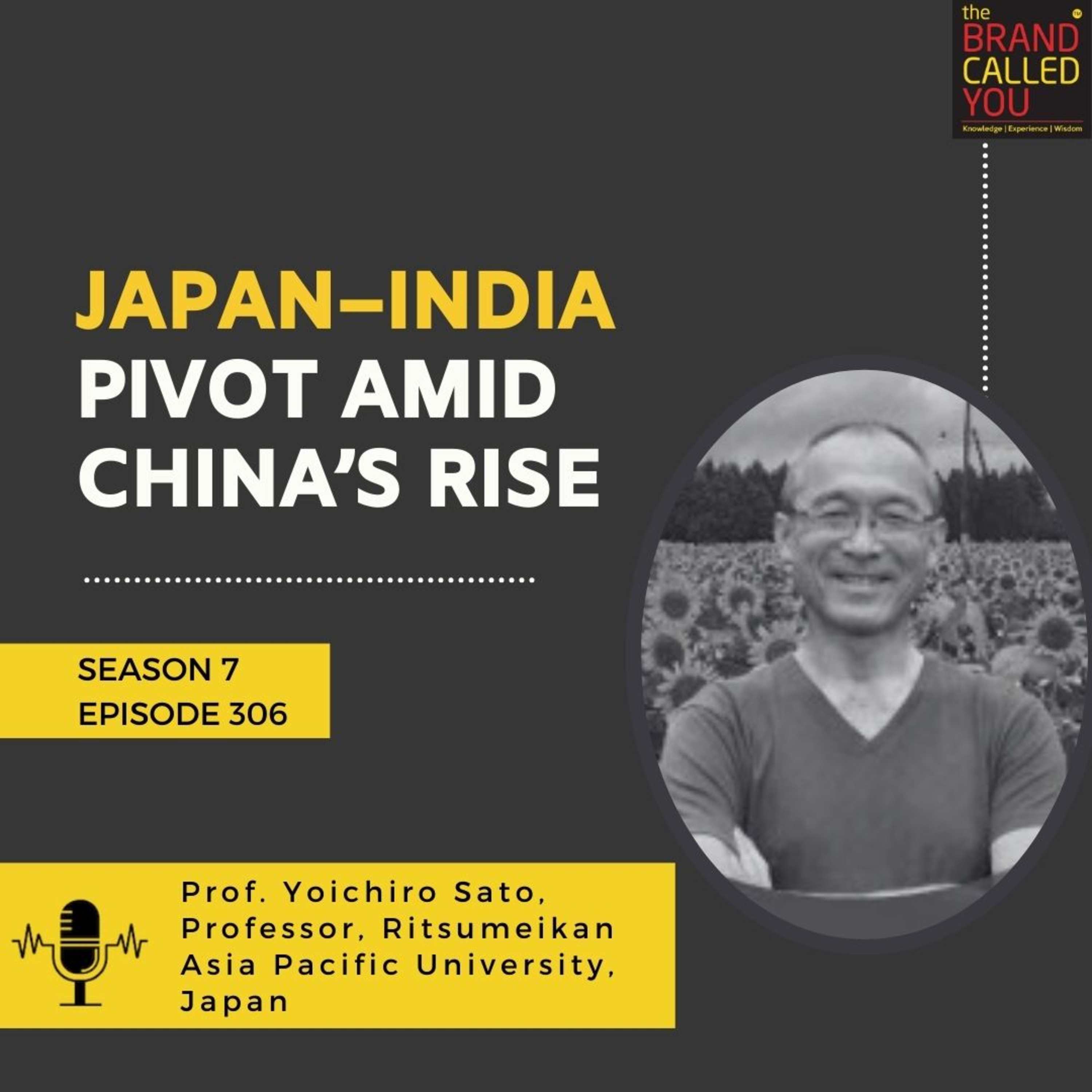 Japan–India Pivot Amid China’s Rise | Prof Yoichiro Sato, Professor, Ritsumeikan Asia Pacific University, Japan