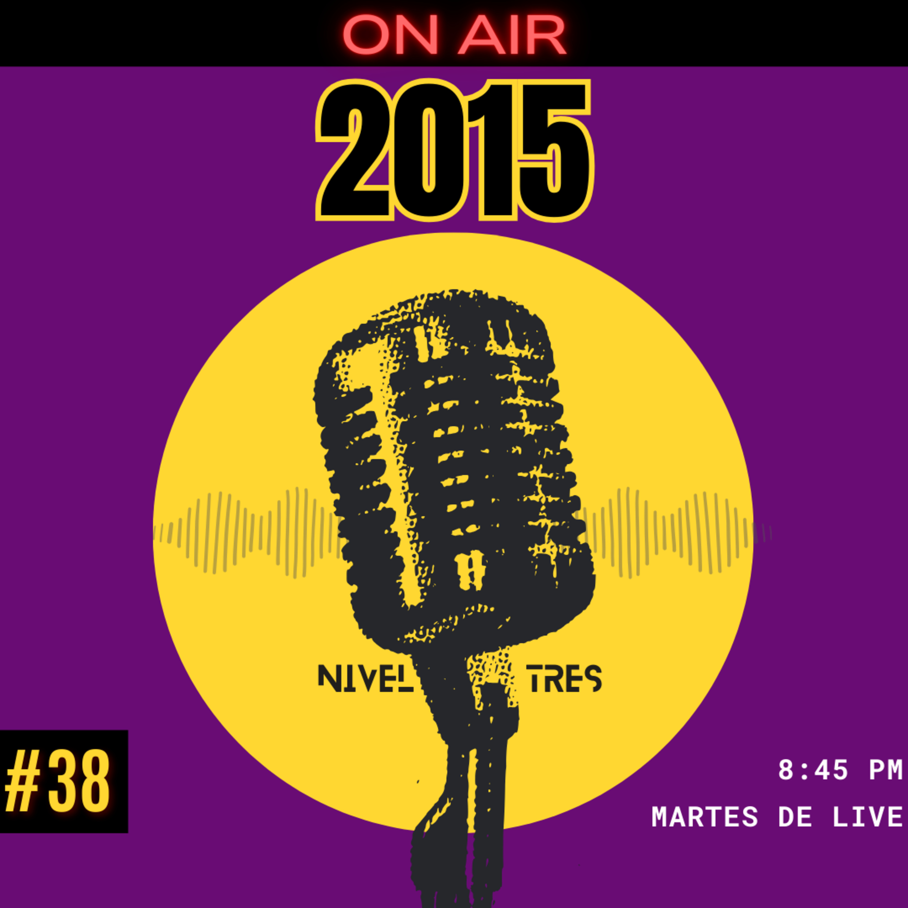 Nivel Tres - On Air 038 - ¿Qué pasó hace 10 años? #2015 #live episode artwork