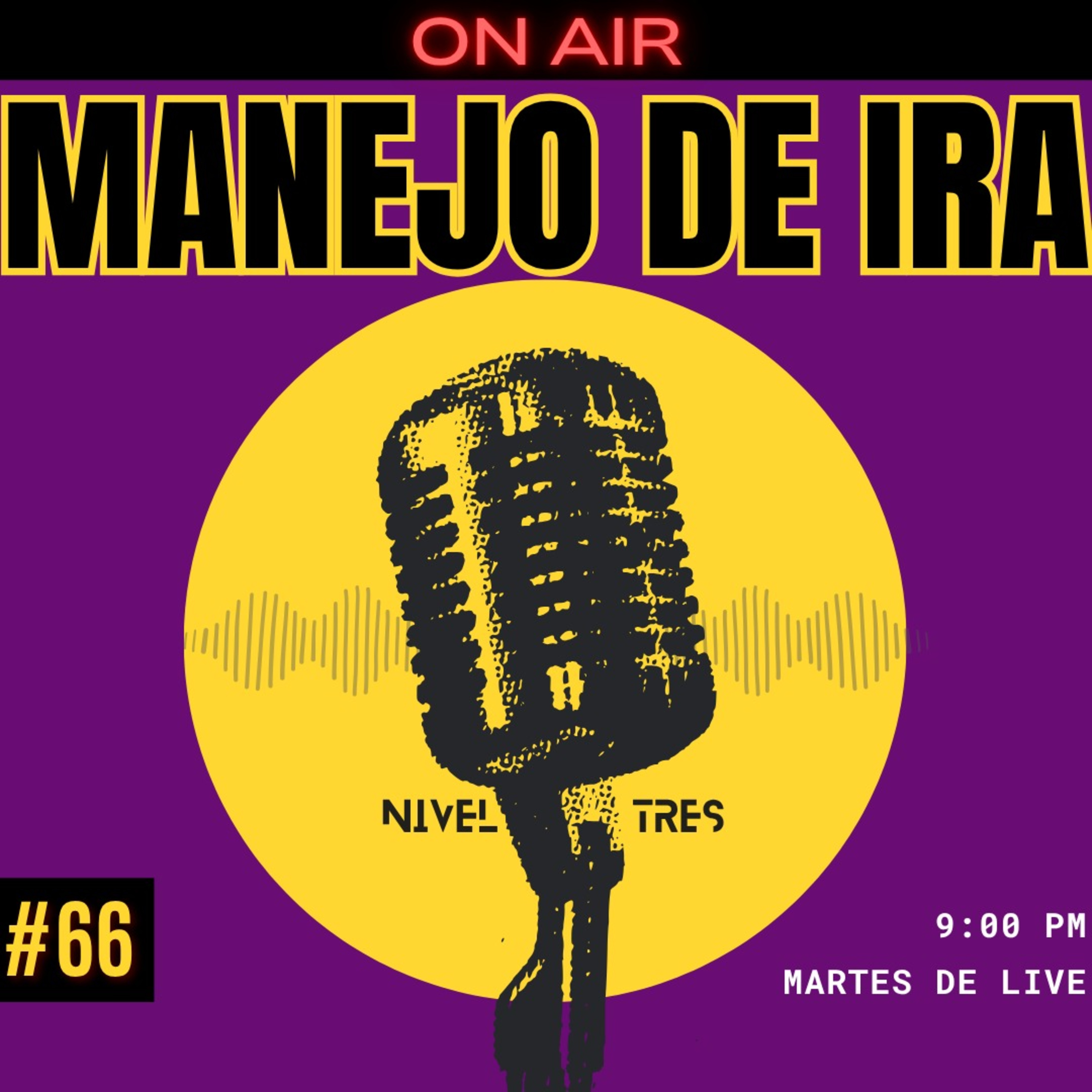  Nivel Tres - On Air 066 - Enojos y nuestra ira #angry #ira #emociones episode artwork