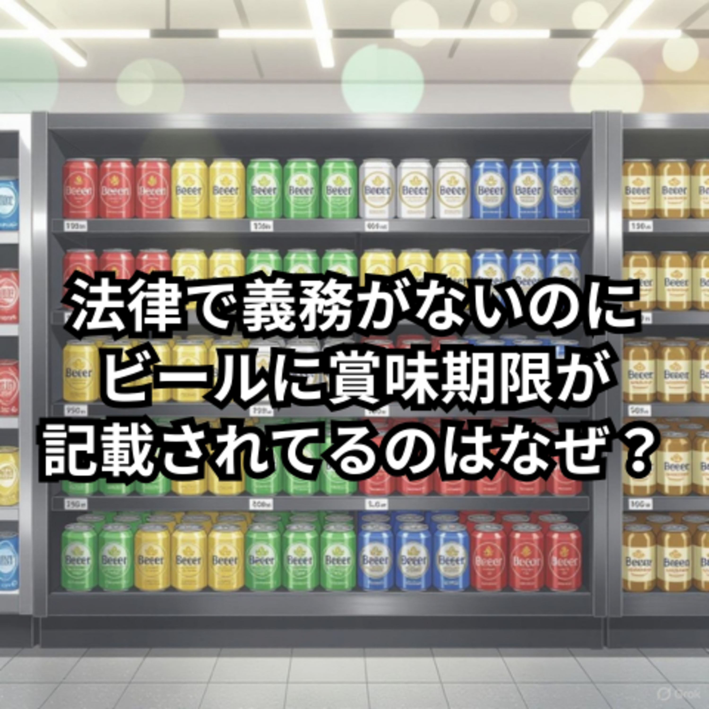 記載義務がないのにビールに賞味期限があるのはなぜ？ episode artwork