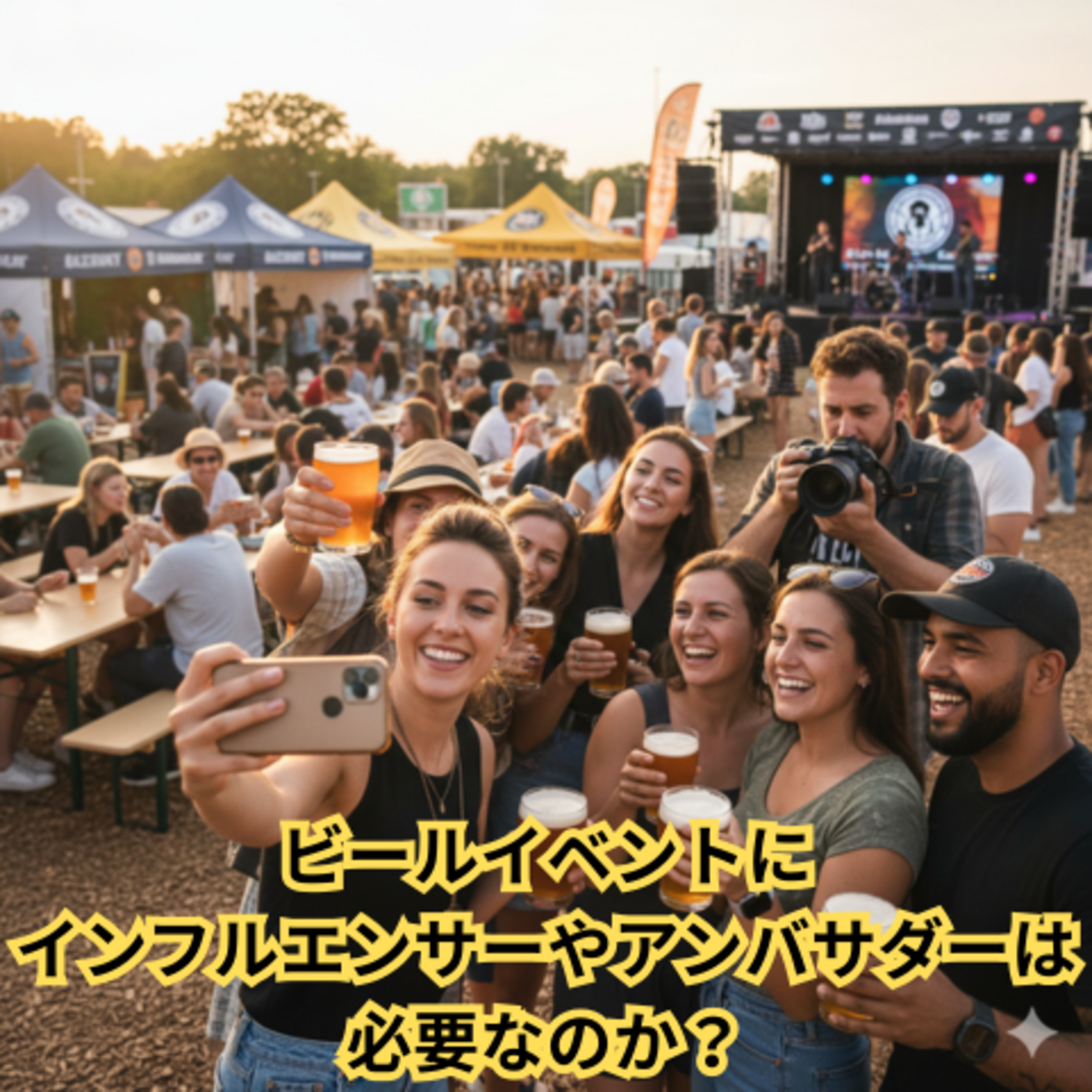 ビールイベントにインフルエンサーやアンバサダーは必要なのか？