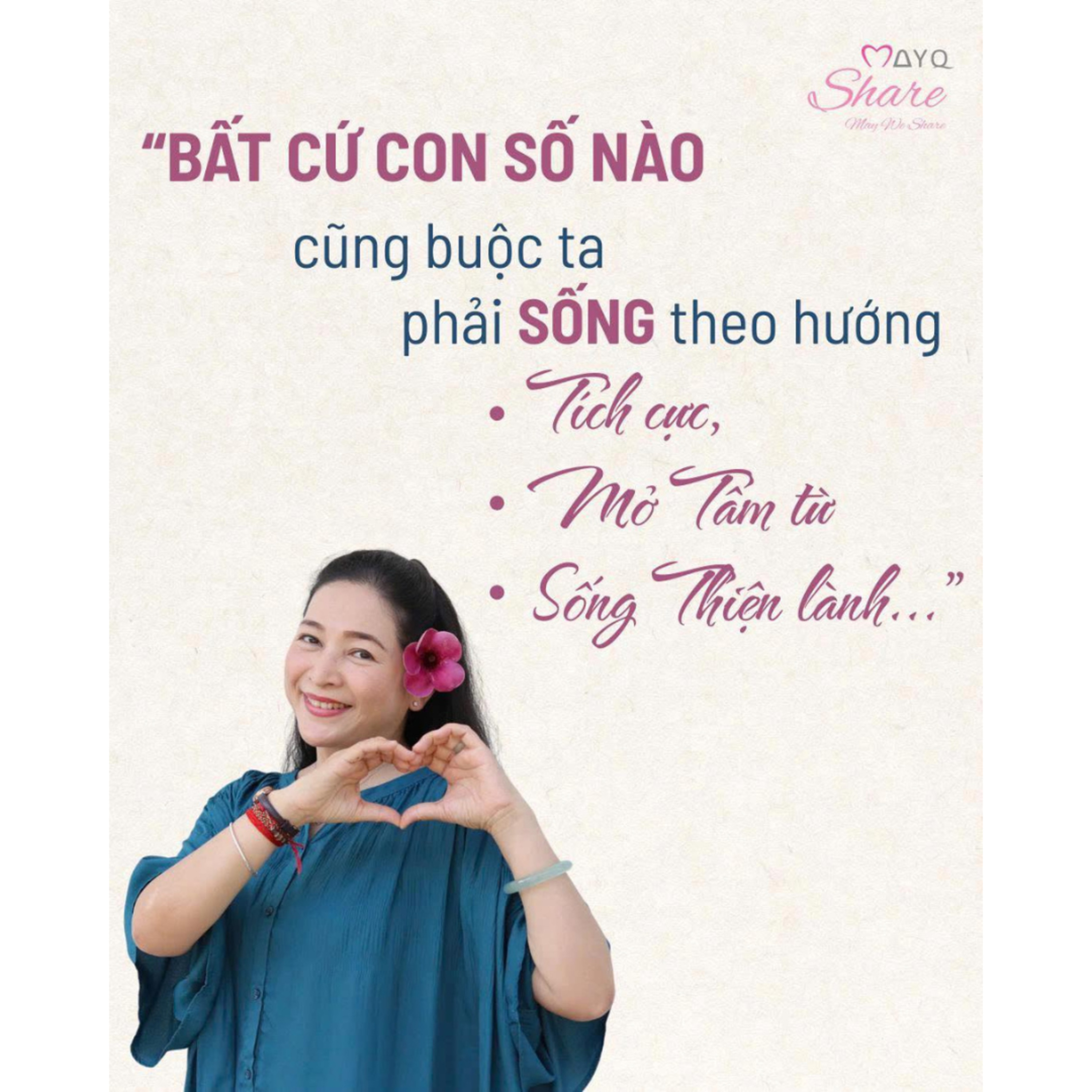 "Con số nào cũng buộc ta SỐNG theo hướng tích cực, mở tâm từ, sống thiện lành..." | Từ Nhân số học