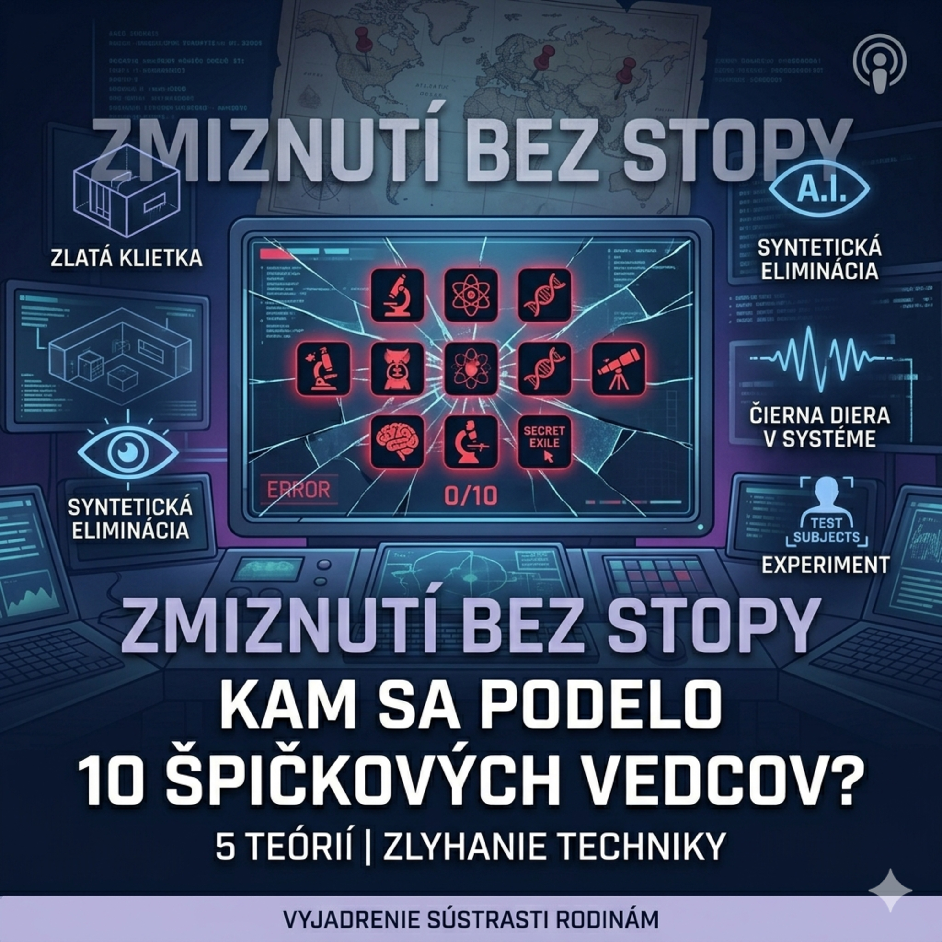 # 322 Zmiznutie bez stopy Kam sa podelo 10 špičkových vedcov episode artwork