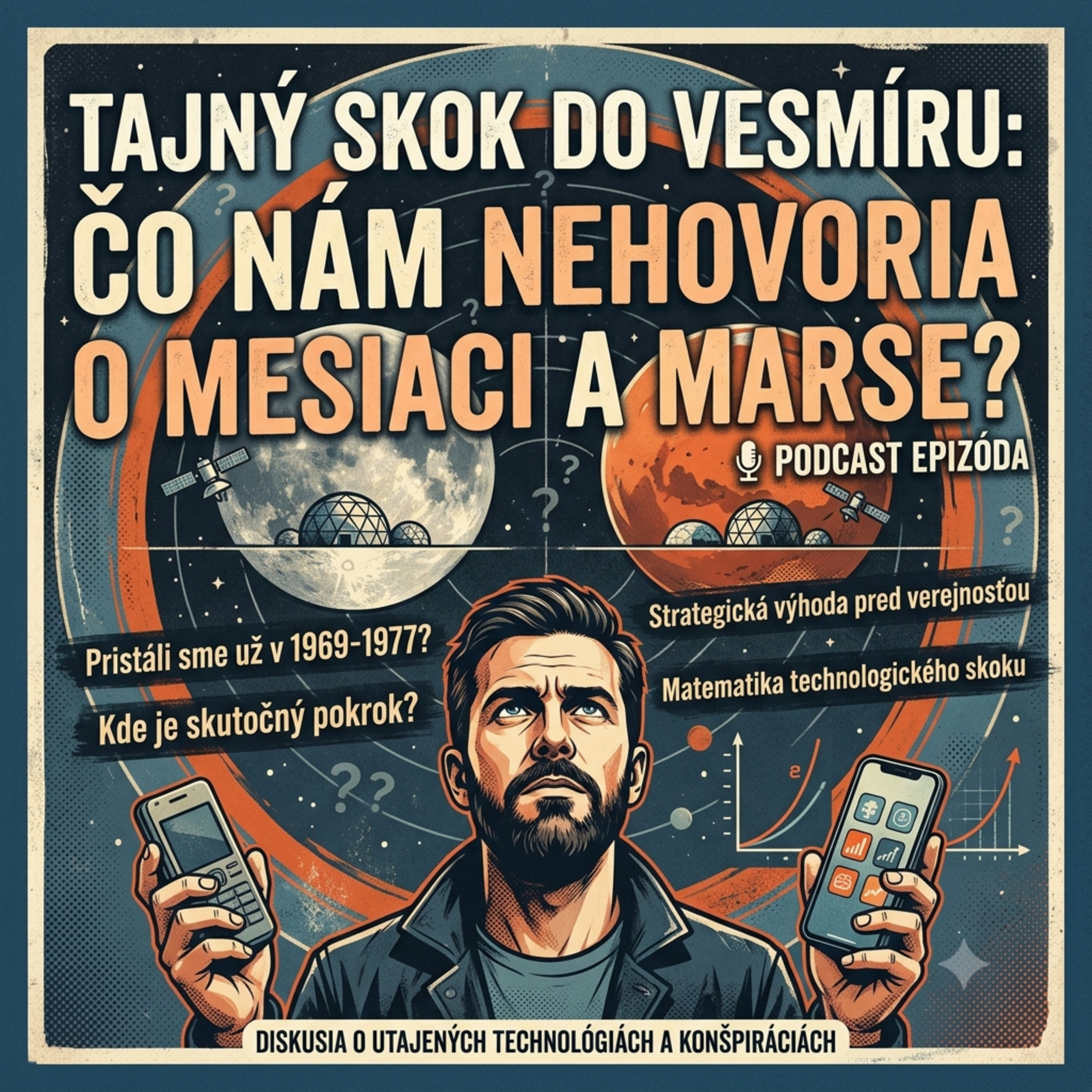 # 334 Tajný skok do vesmíru Čo nám nehovoria o Mesiaci a Marse episode artwork