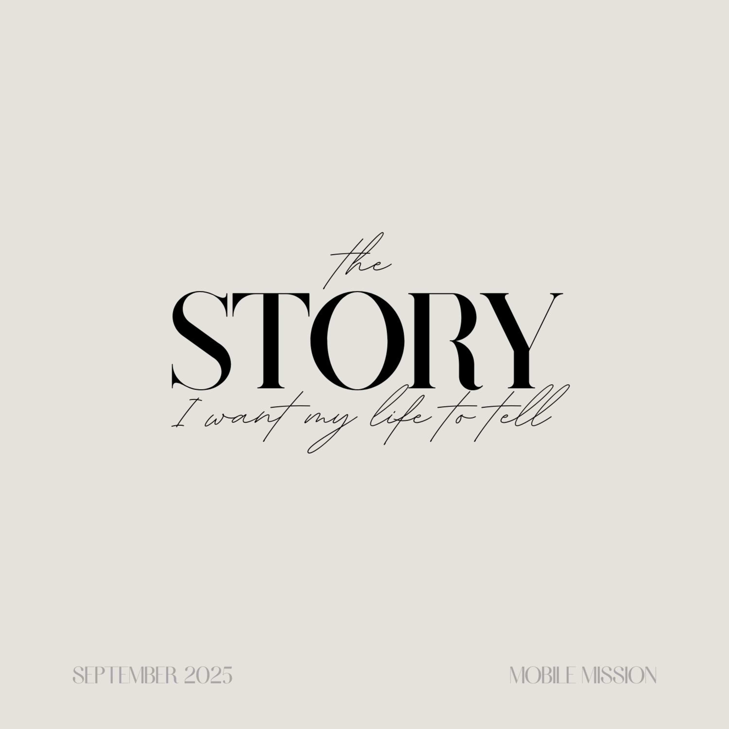 Episode 69: The Story I Want My Life to Tell