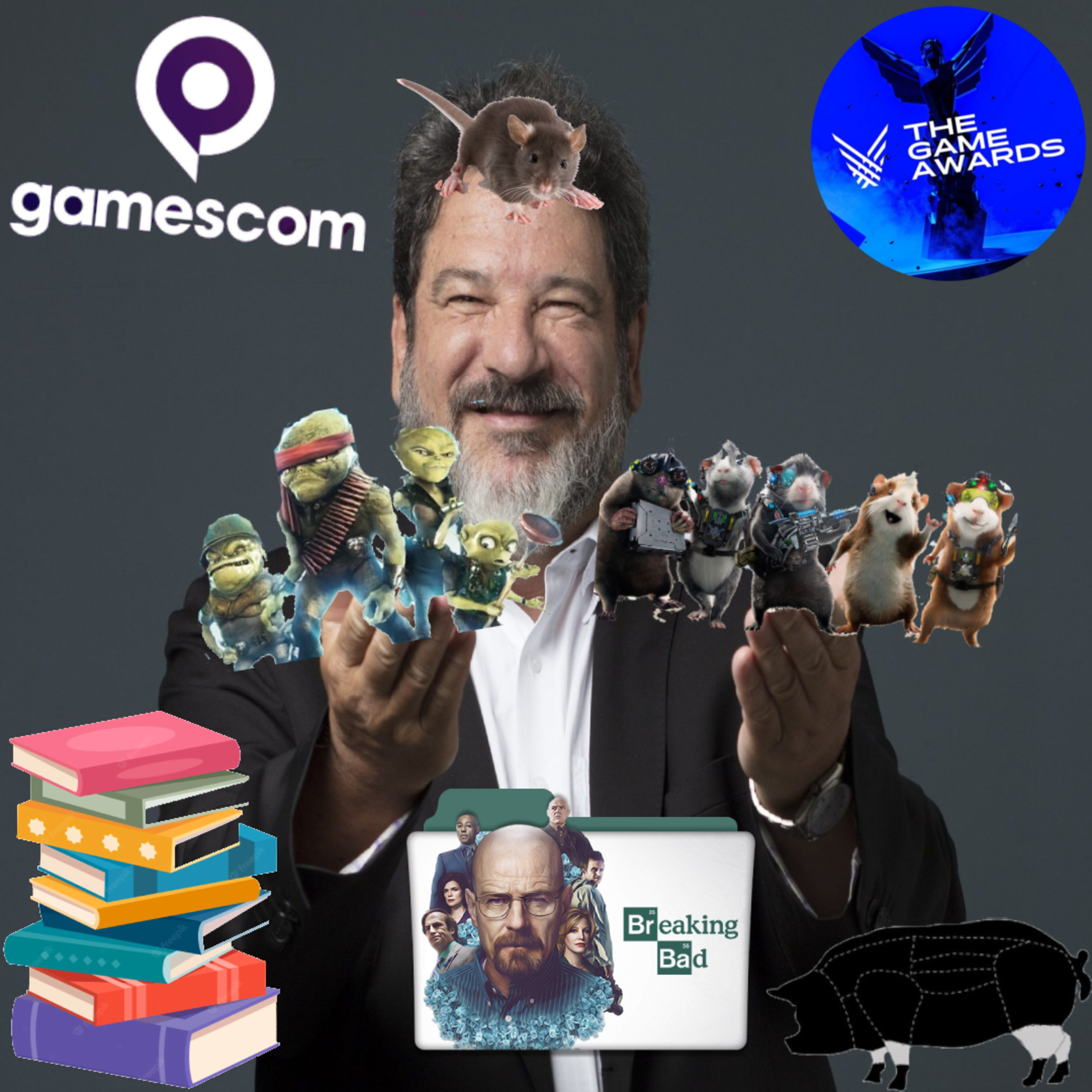Confia no Cortella sendo mordido por um rato na gamescon assistindo o livro Pequenos Breaking Força Bad Invasores G e porco não tem joelho - EP#108 episode artwork