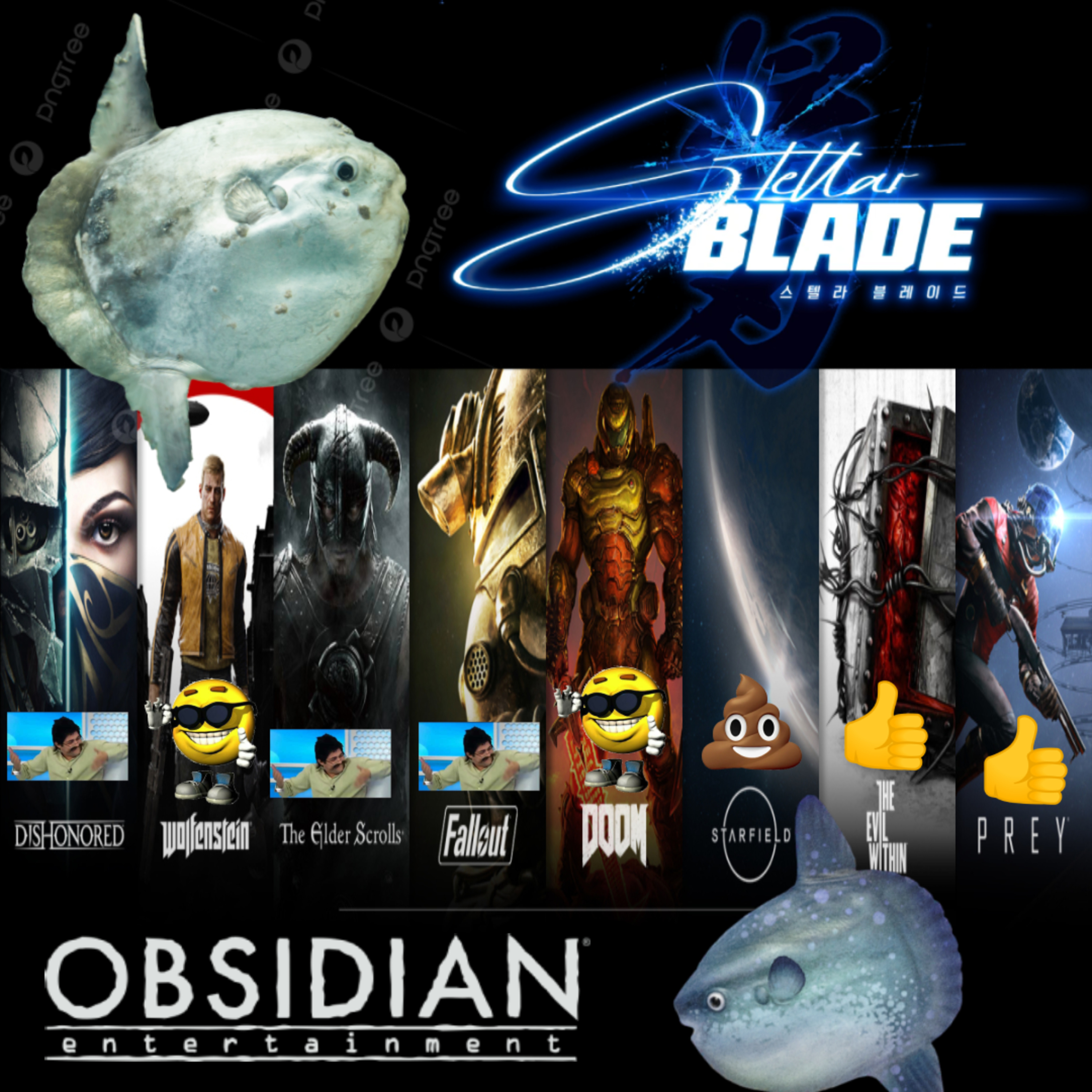 Confia no peixe lua da Bethesda desenvolvendo Stellar Blade pela Obsidian - EP#140 episode artwork